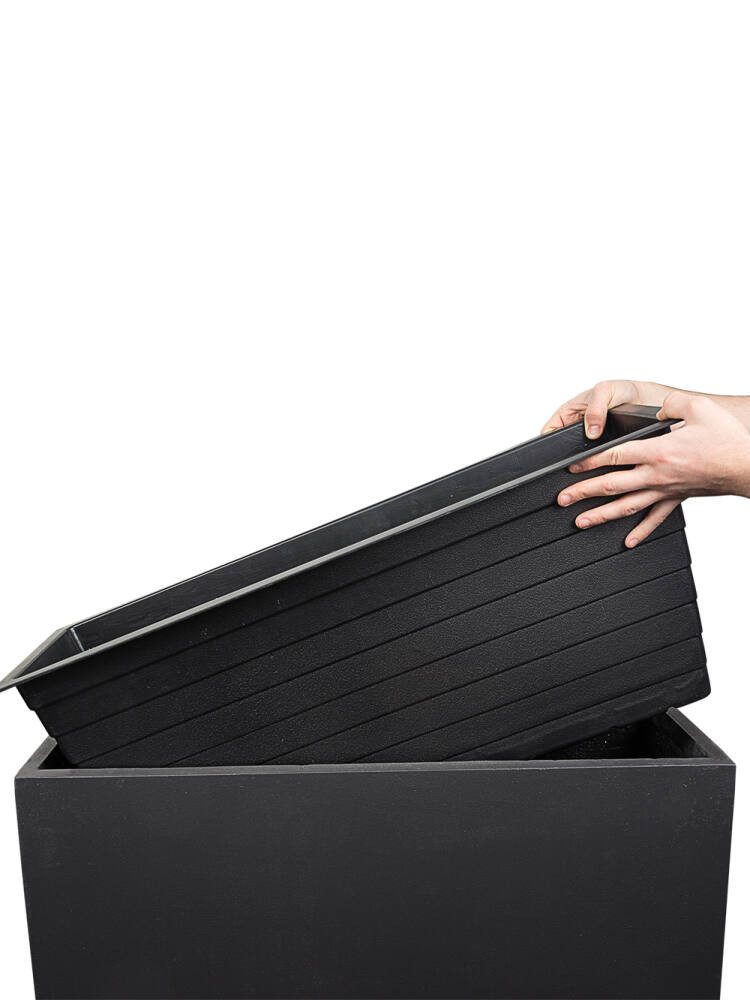 Pflanzwerk® Pflanzeinsatz Innentopf für DIVIDER Pflanzkübel Frostsicher Kunststoff Blumenkübel