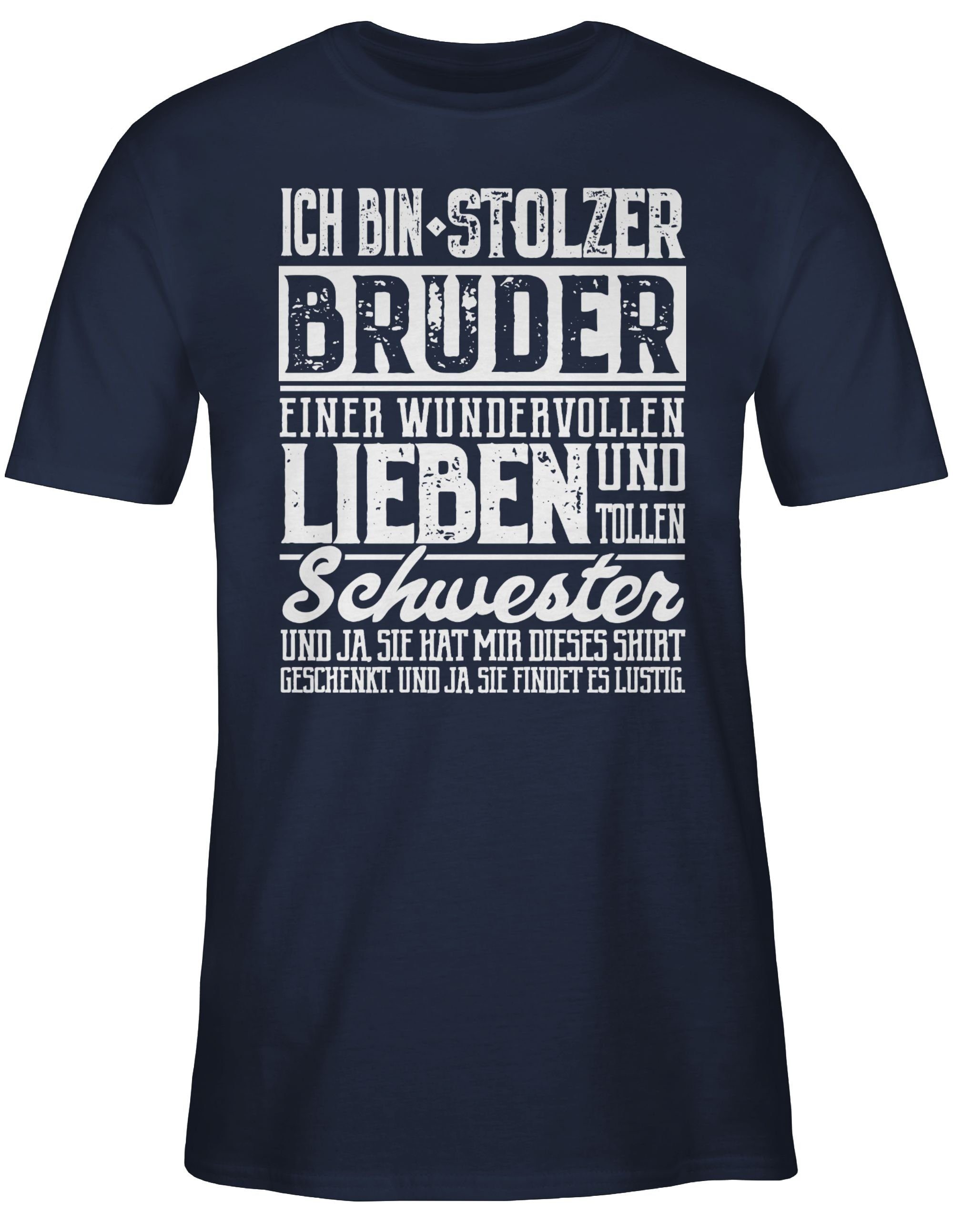 Shirtracer T-Shirt Ich bin stolzer Bruder günstig online kaufen