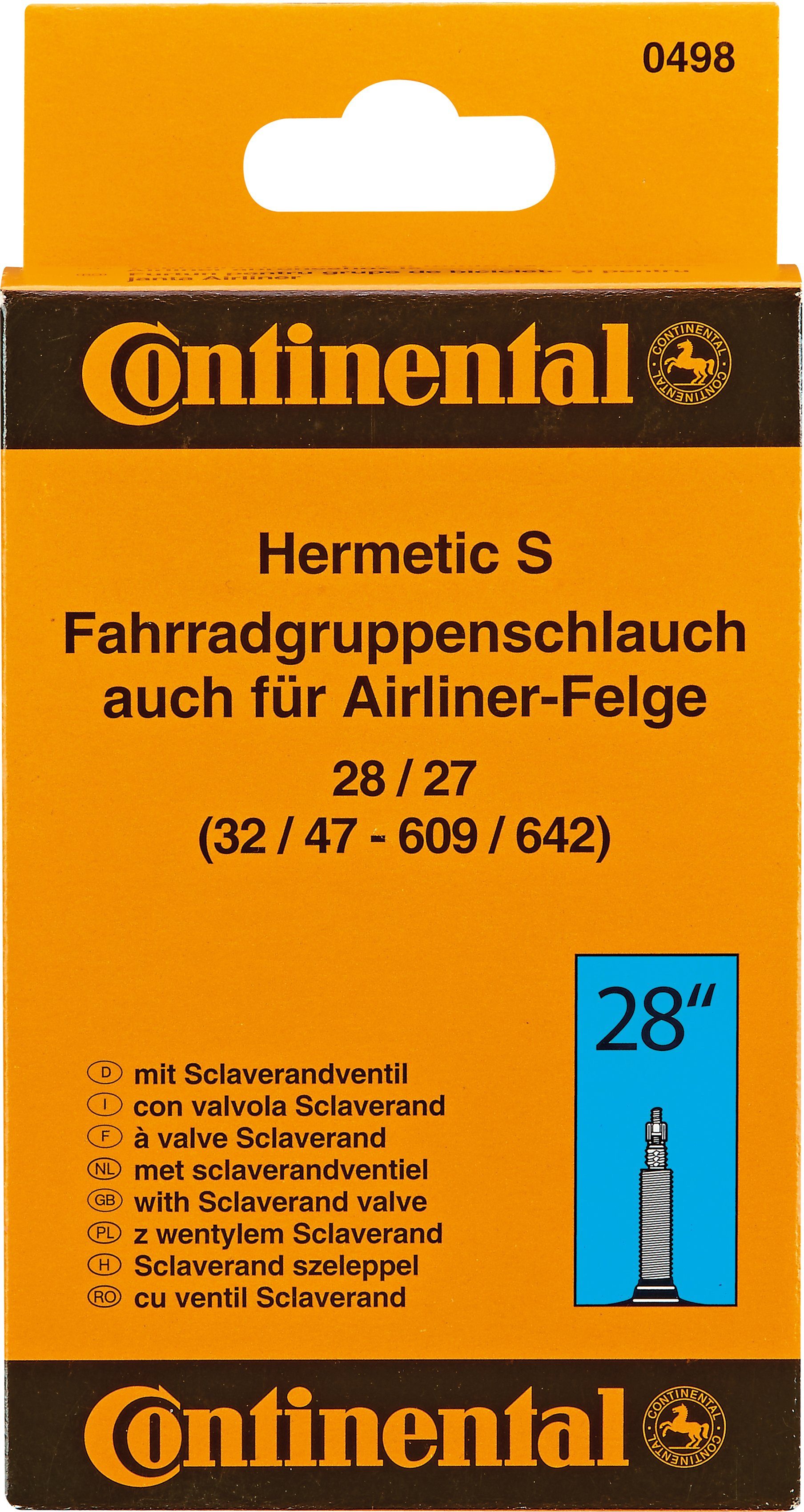 CONTINENTAL-Fahrradgruppenschlauch, cm) 28 Prophete Fahrradschlauch (71,12 Zoll