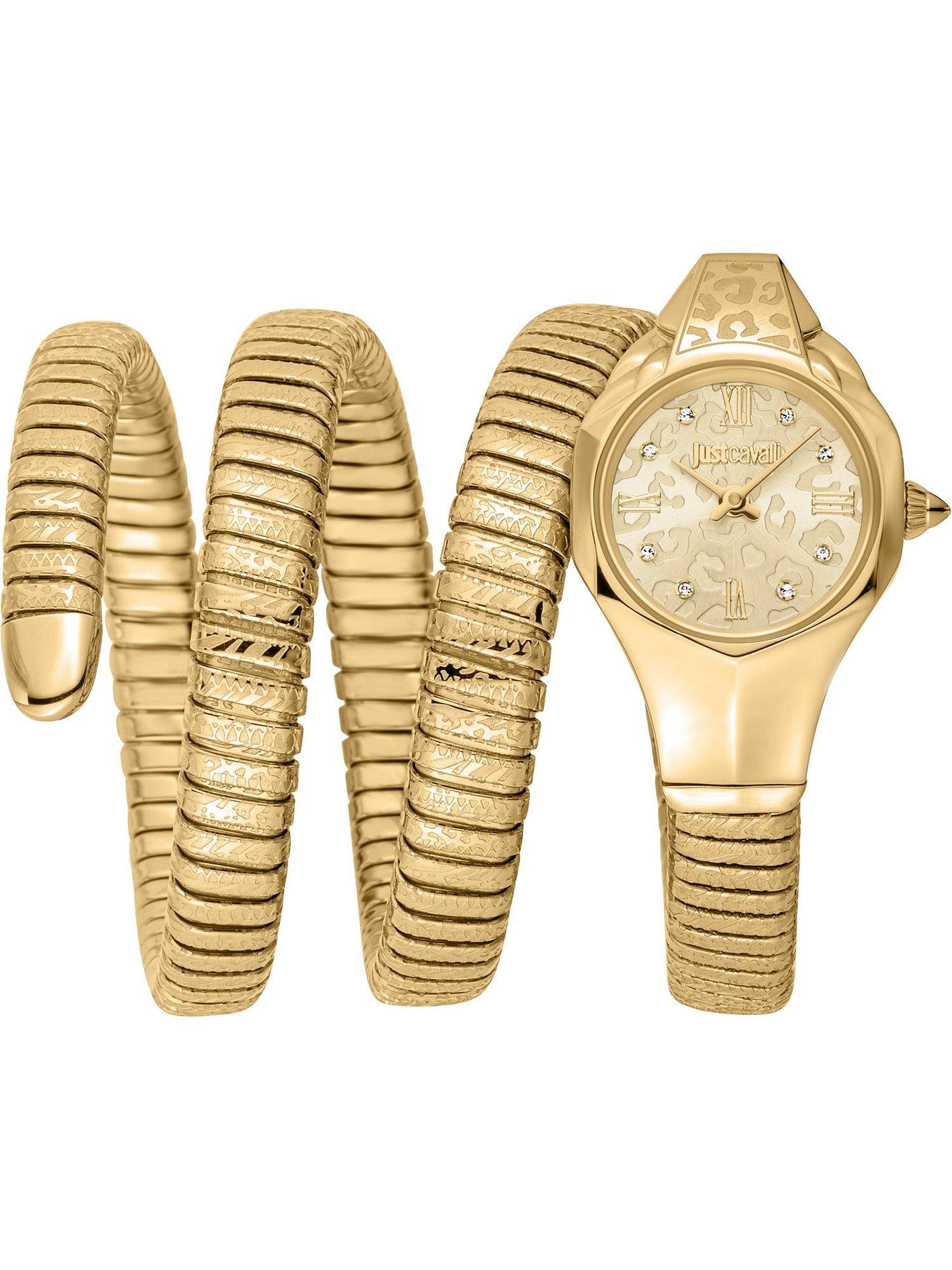 Just Cavalli Chronograph Just Cavalli Damen-Uhren Analog Quarz, Klassikuhr
