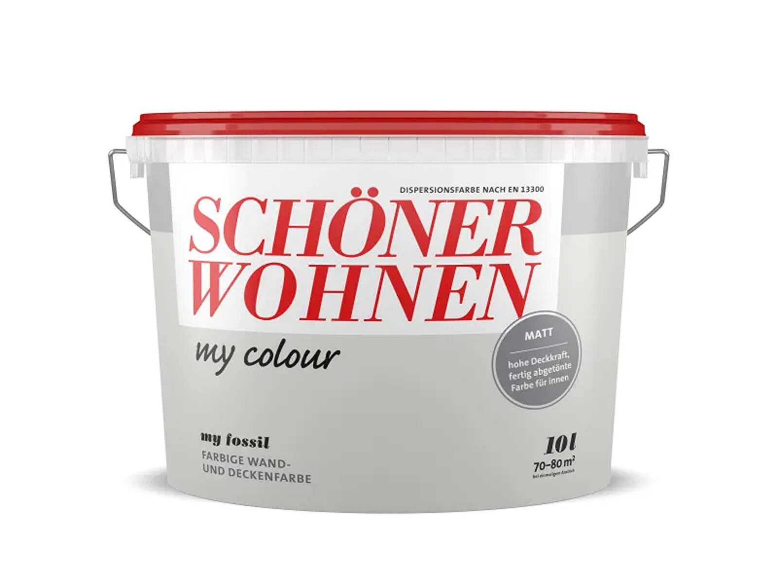 SCHÖNER WOHNEN FARBE Wand- und Deckenfarbe 237801, Matt, hohe Deckkraft, für Allergiker geeignet