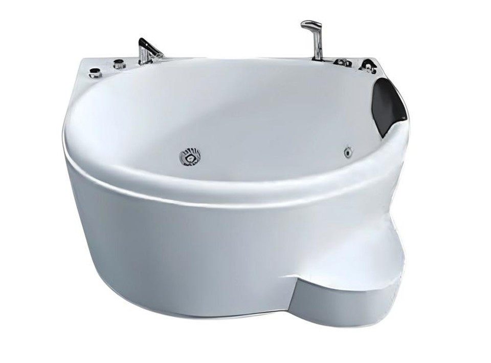 Xlmoebel Whirlpool-Badewanne XLMOEBEL Hydromassagewanne in Weiß aus hochwertigem Acryl, Made in Europa
