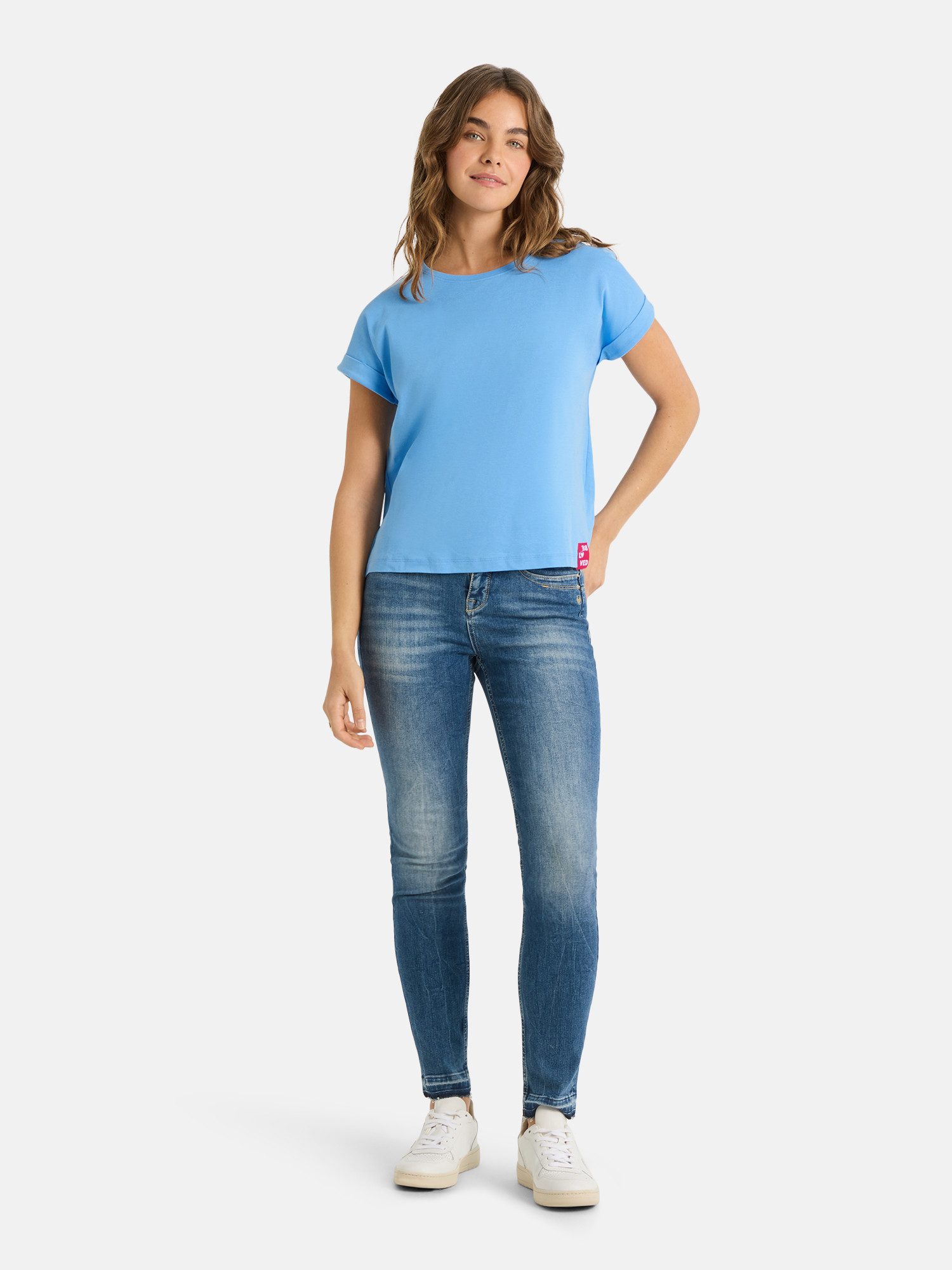 Lieblingsstück T-Shirt CamilaEP Ärmel mit Umschlag, Rundhals – Bild 5 von 5