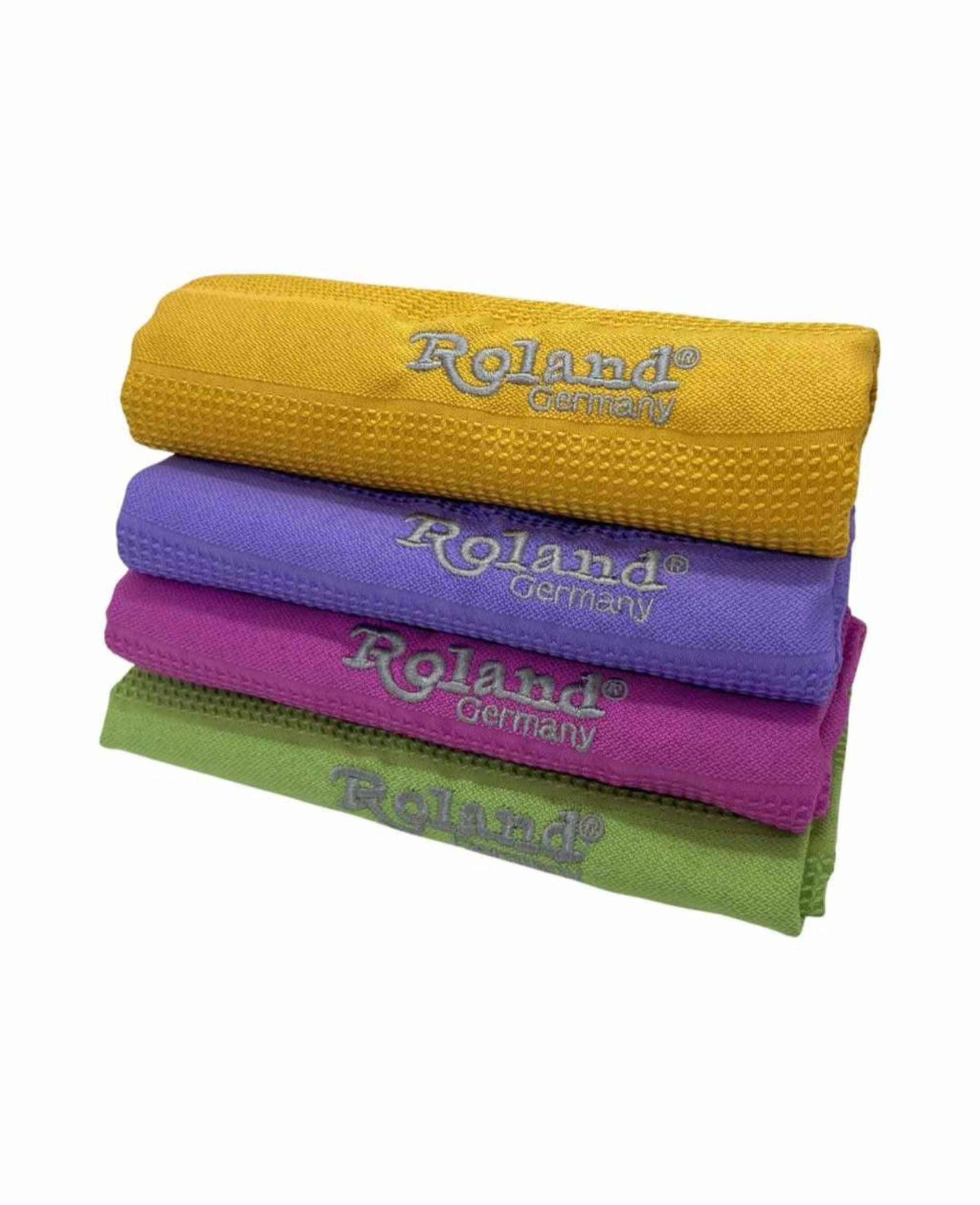 Roland Germany Roland Mikrofaser Putztücher Reinigungstücher Allzwecktücher 4 er Set Mikrofasertuch (4-tlg)