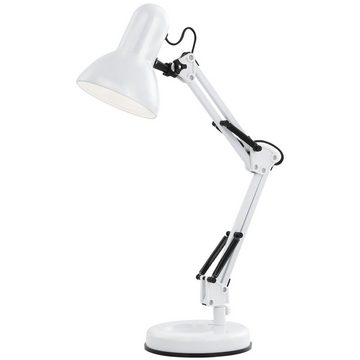 etc-shop Schreibtischlampe, Leuchtmittel inklusive, Warmweiß, Tisch Lampe Schlaf Gäste Zimmer Leuchte beweglicher Spot