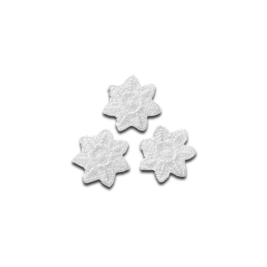 Mono-Quick Пластырь Bügelbild, Aufbügler, Applikationen, Patches, Flicken, zum aufbügeln, Polyester, 3 Sternchen Stern - Größe: 1,5 x 1,5 cm