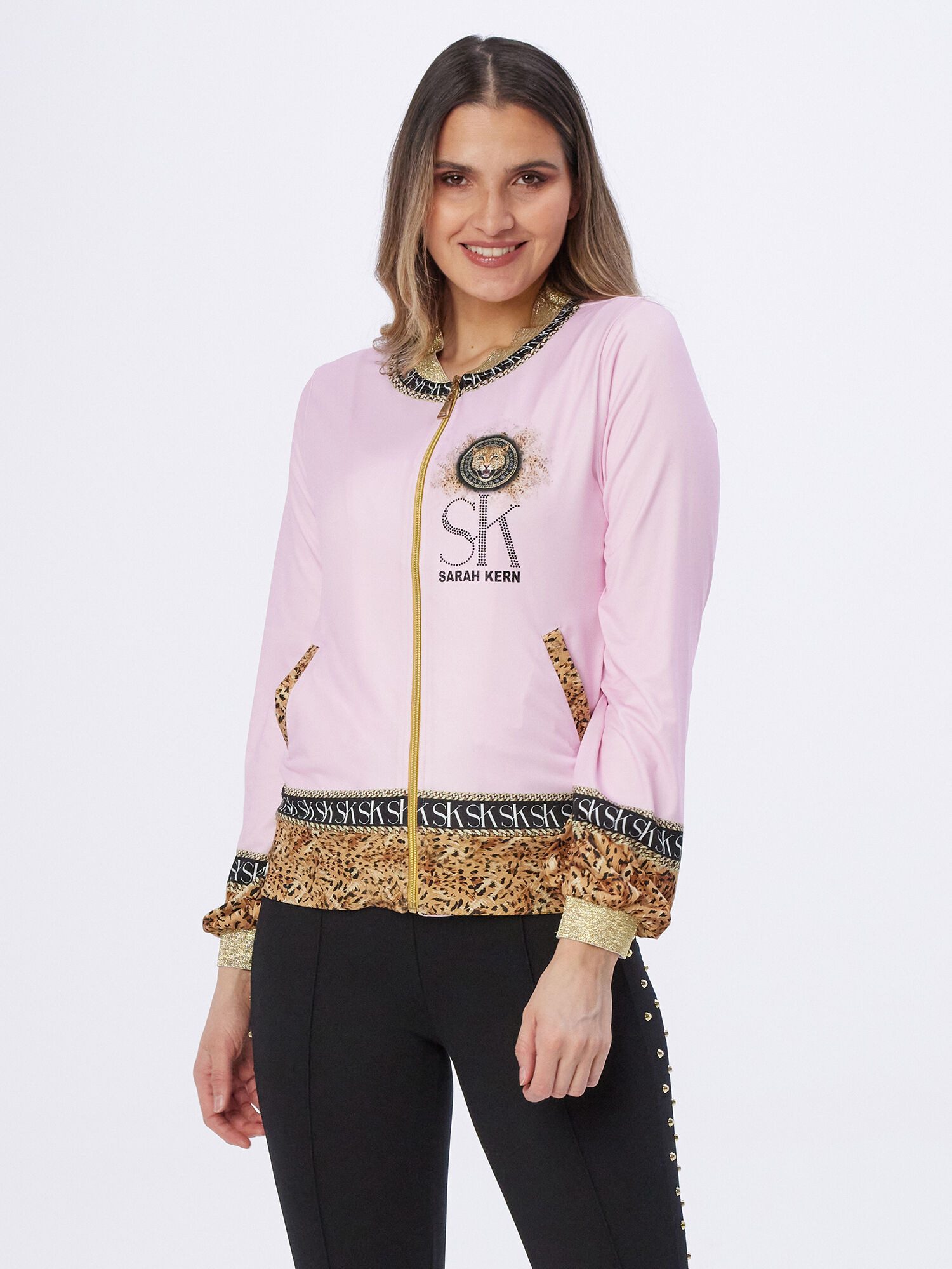 Sarah Kern Blouson Bomberjacke figurumspielend mit günstig online kaufen