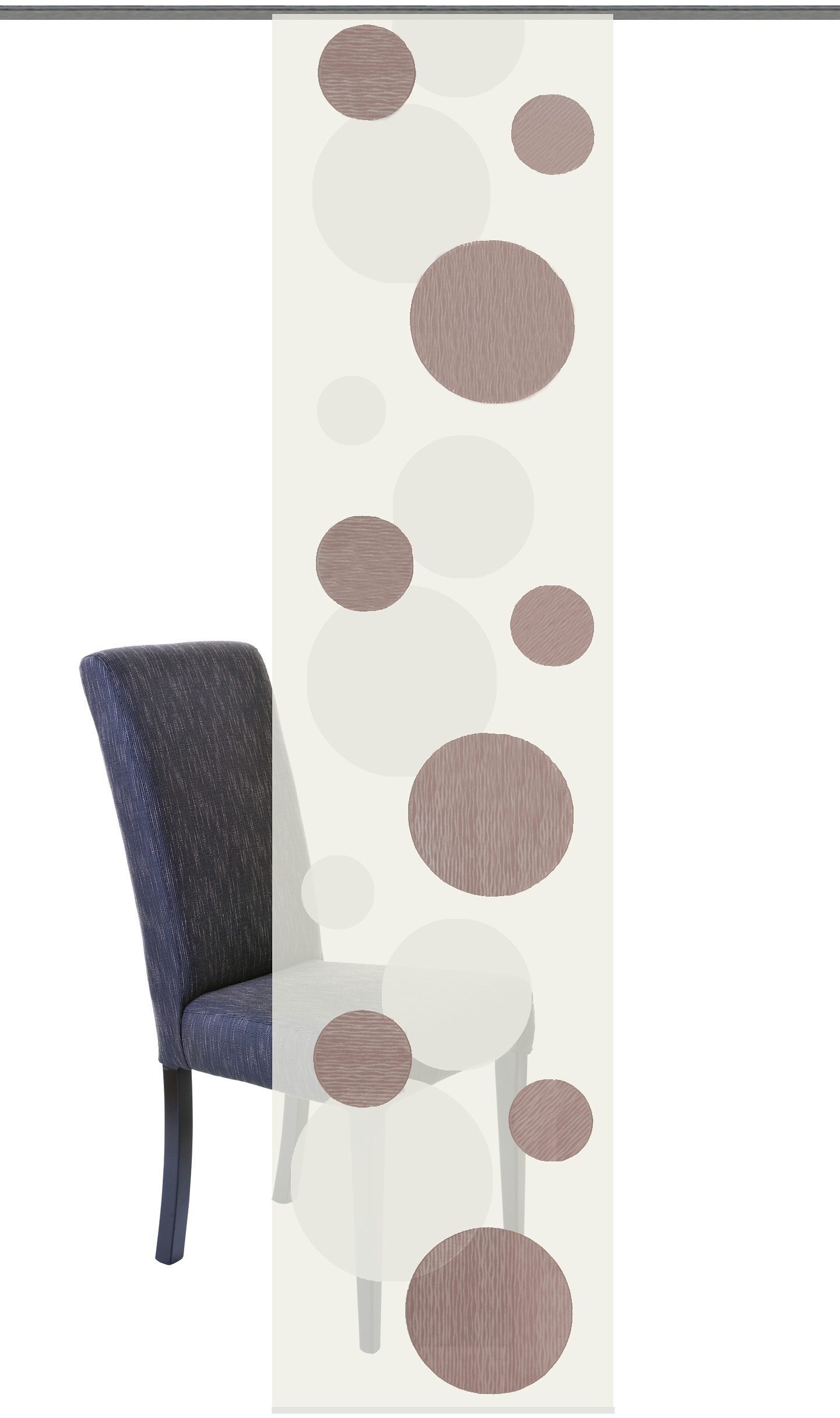 HOME WOHNIDEEN Schiebegardine Tira (1 St), Klettschiene, transparent, Scher günstig online kaufen