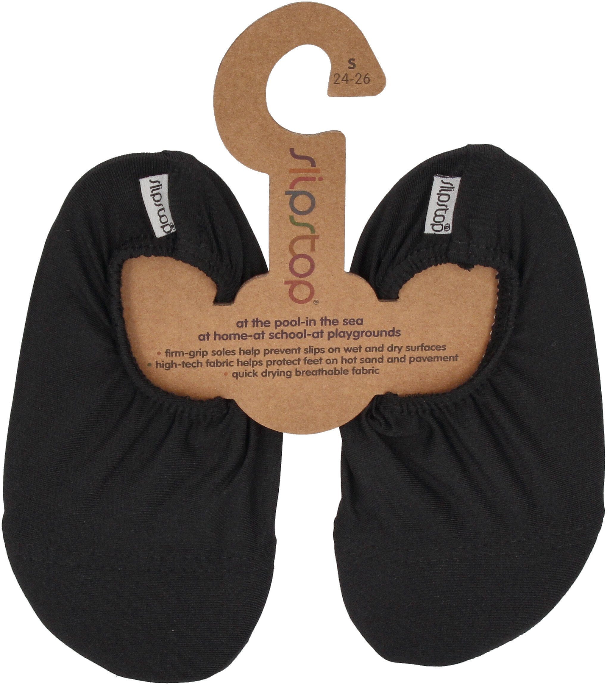 Slipstop Black Junior Badeschuh Schwarz