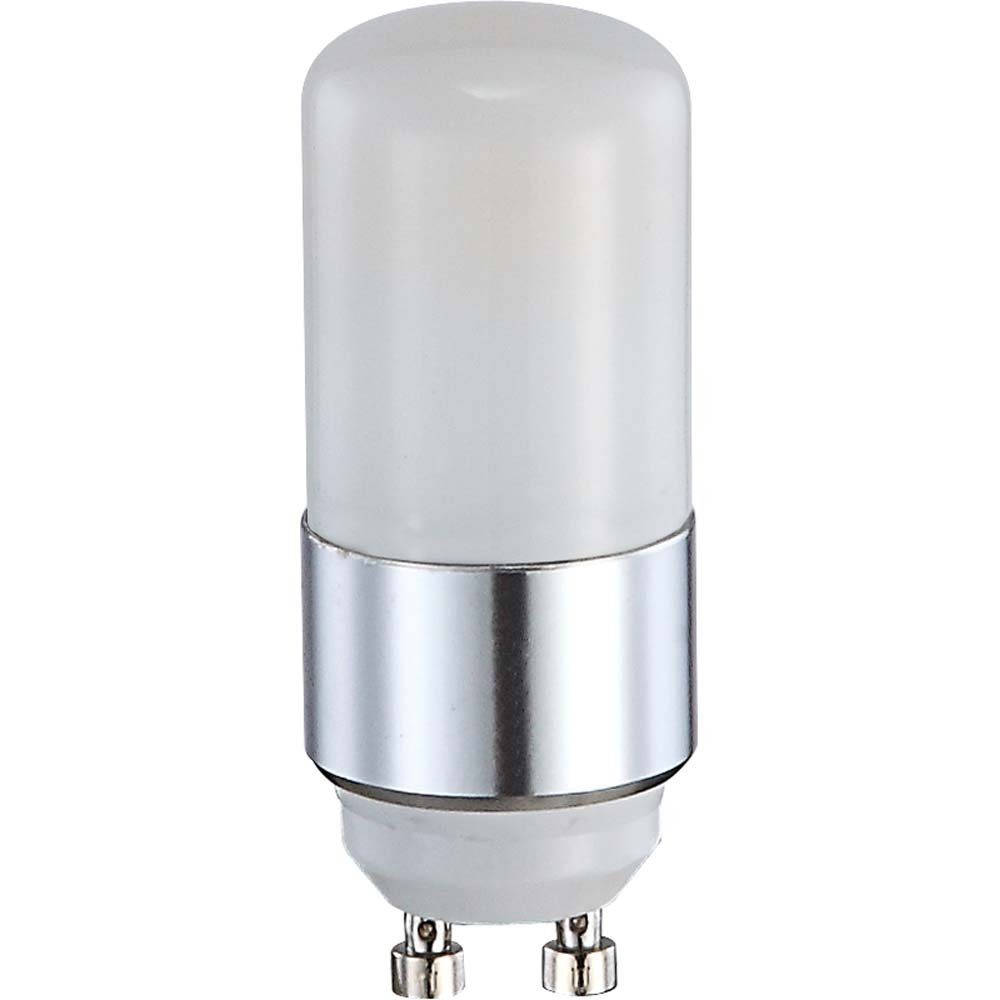 Globo LED-Leuchtmittel, Hochwertige LED Leuchtmittel Metall silber Glas opal 4W Globo 10638