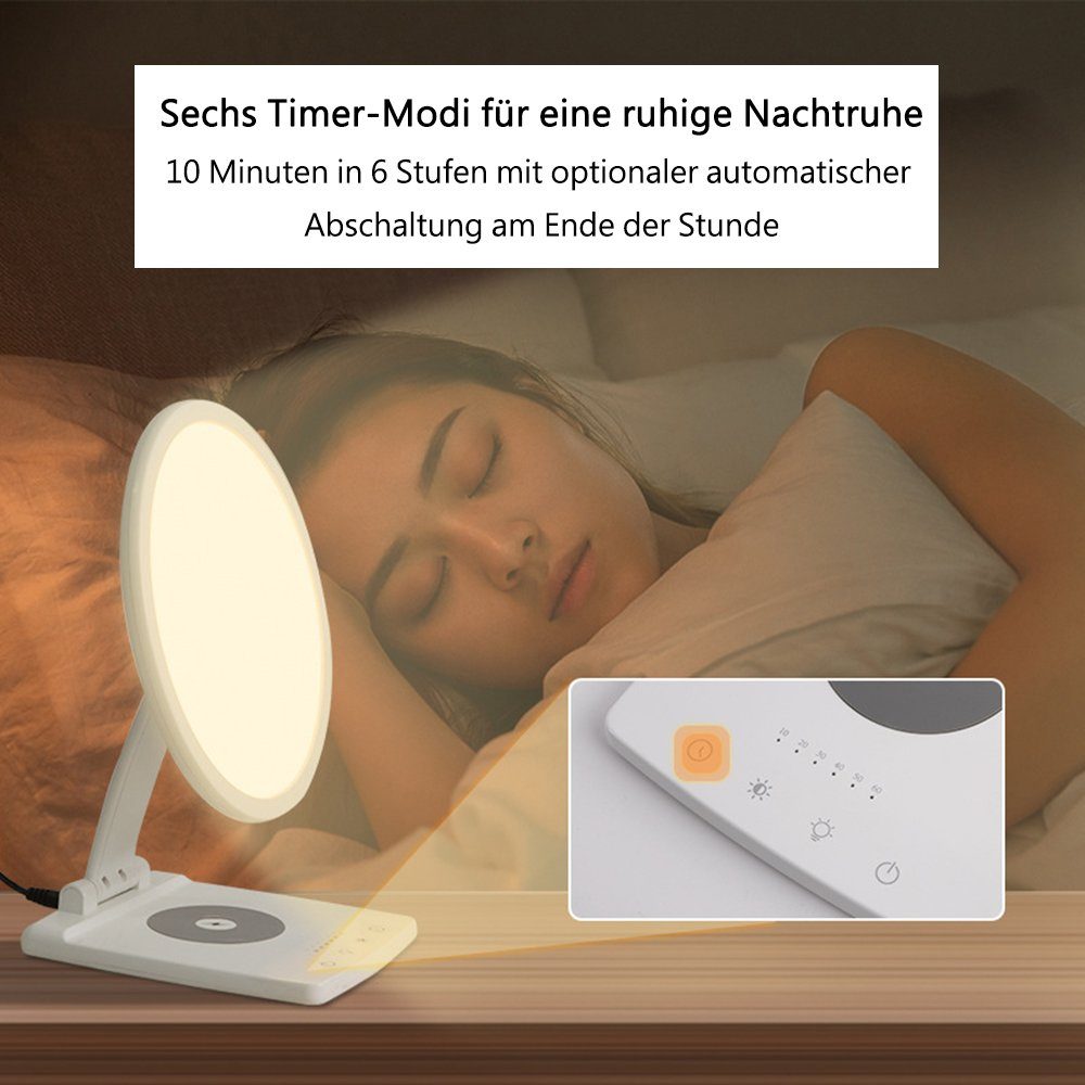 LED GelldG Lichttherapielampe Tageslicht, Tageslichtlampe, Tageslichtlampe Sonnenlicht