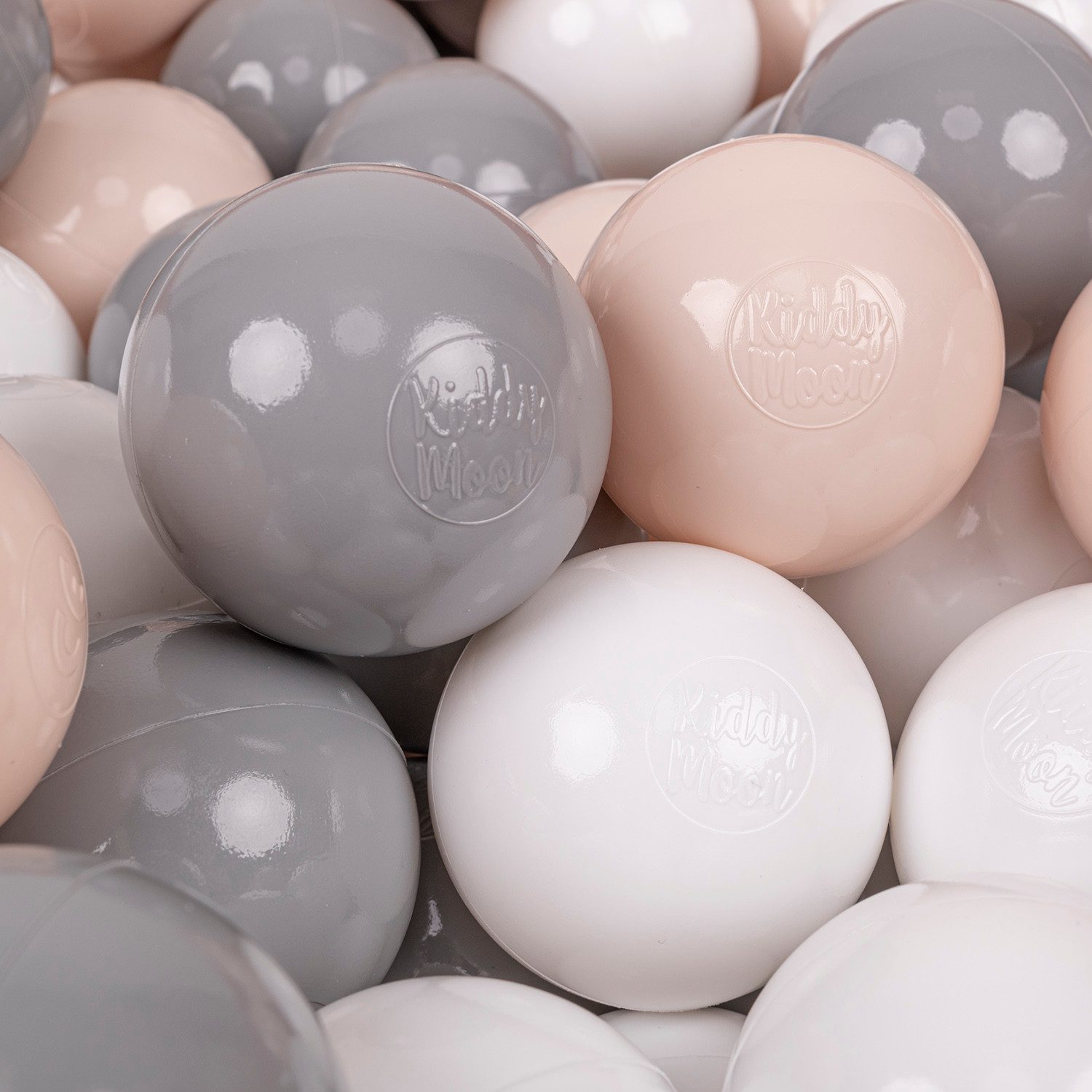 KiddyMoon Bällebad-Bälle ZK7 (Baby Plastikbälle Spielbälle), Made in Europe