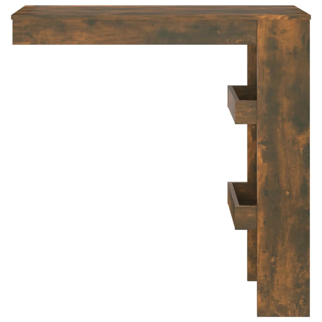 Holzwerkstoff Wand-Bartisch furnicato (1-St) cm Esstisch 102x45x103,5 Räuchereiche