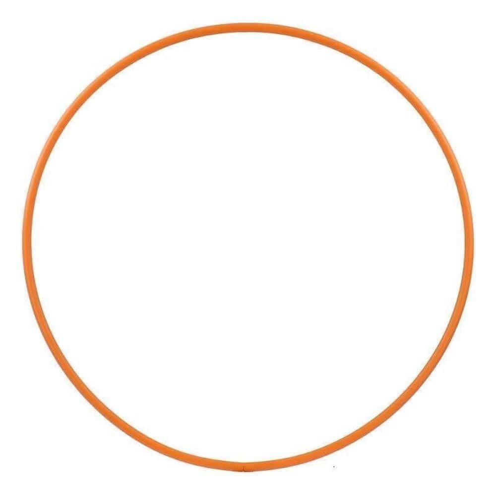 Hoopomania Hula-Hoop-Reifen Hula Hoop Rohling, HDPE-16mm, ORANGE, Durchmesser 90cm
