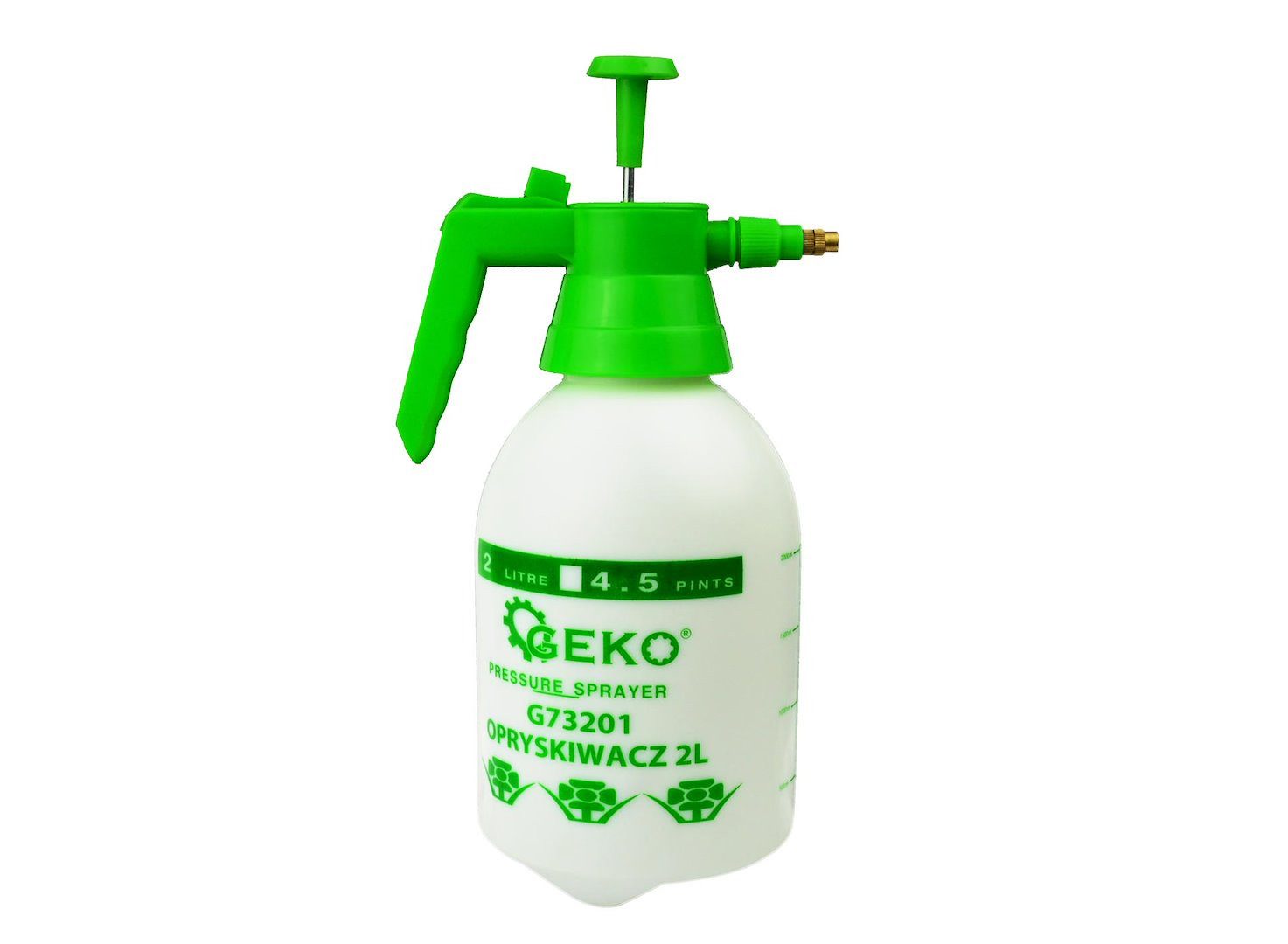 Garronda Sprühflasche Handsprüher Gartenspritze GD-0240, 2 Liter Grün