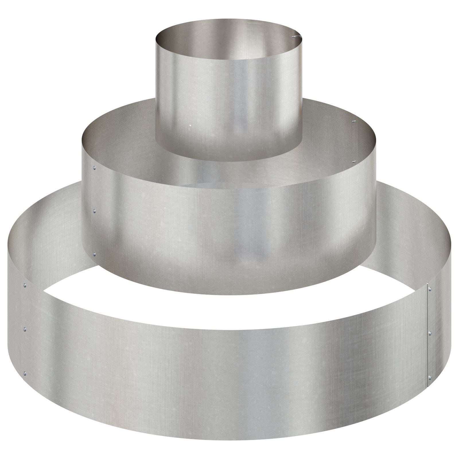 vidaXL Blumentopf Metallpflanzer Edelstahl Groß Langlebig günstig online kaufen