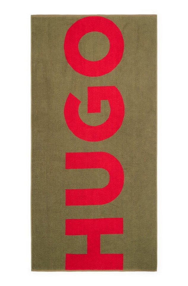 BOSS Strandtuch TowelCorporateLogo, Frottee (1-St), mit HUGO-Schriftzug