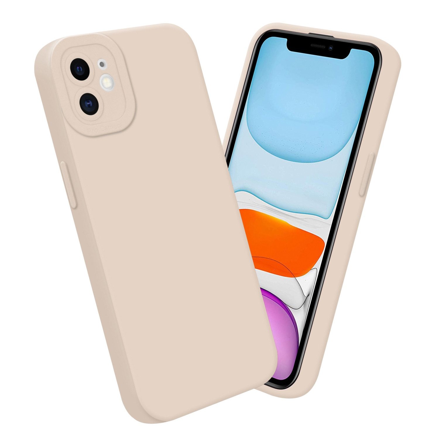 Cadorabo Handyhülle für iPhone 12 Hülle Apple iPhone 12, Hülle Schutzhülle TPU Silikon Case Cover – Bild 4 von 5