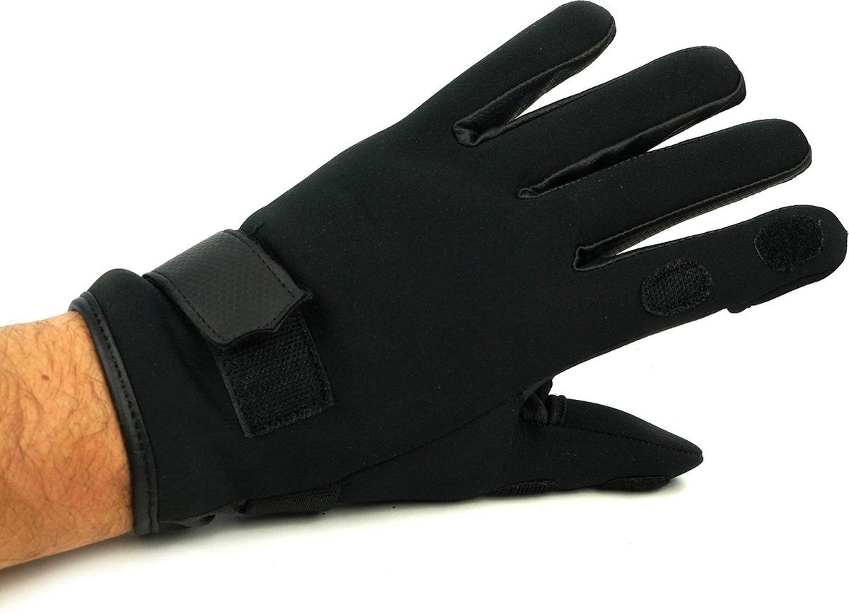 Eurocatch Angelhandschuhe Neopren Handschuhe schwarz XXL offene Finger & Daumen