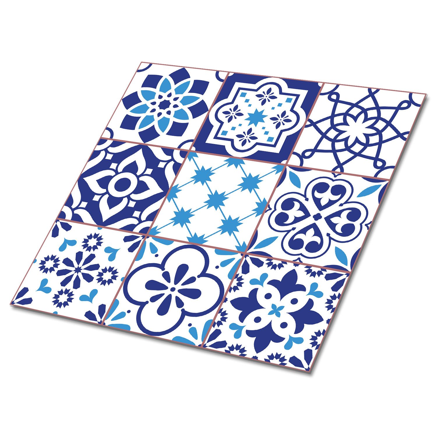 Tulup Vinylfliesen Selbstklebende Fliesen Platten 30 cm x 30 cm Wandpaneele günstig online kaufen