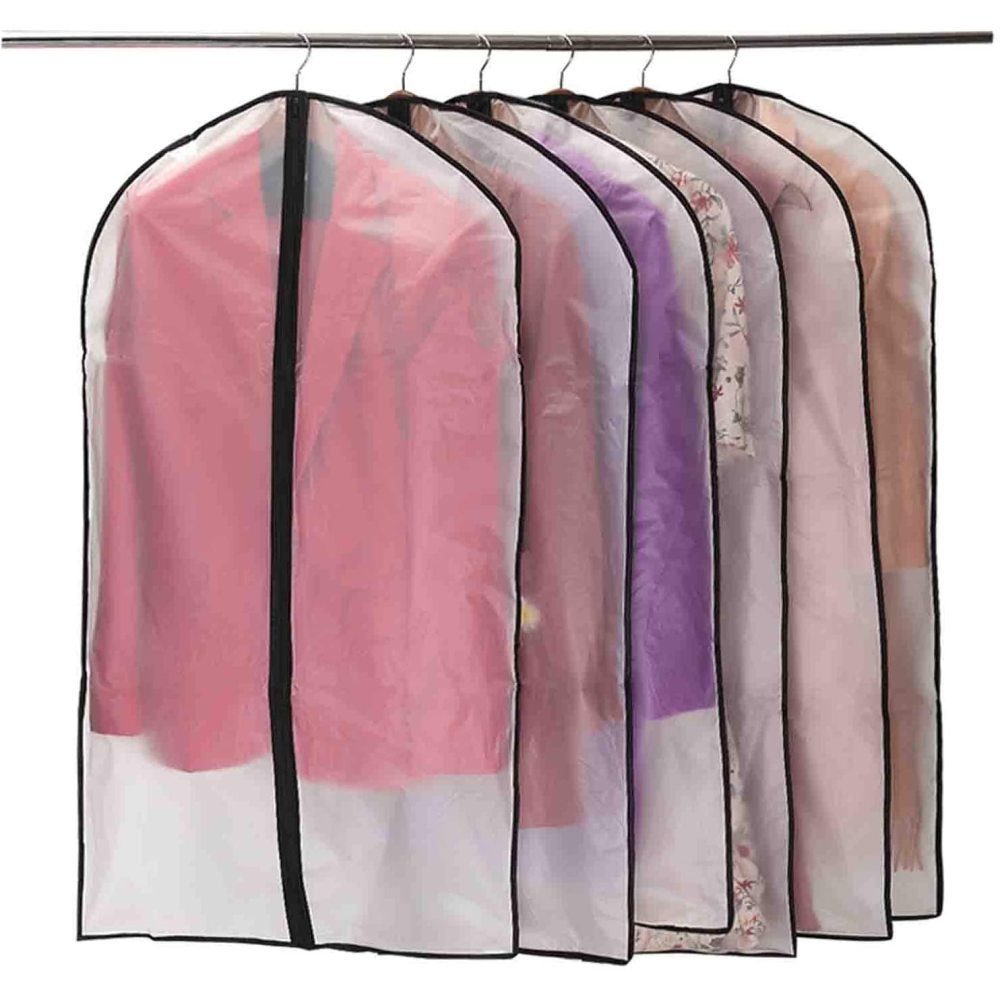 Jormftte Kleiderschutzhülle Kleidersack Lange hochwertiger (Satz, 100*60CM) Waschbare Plastikfolie mit Universalbeutel. 100x60 cm