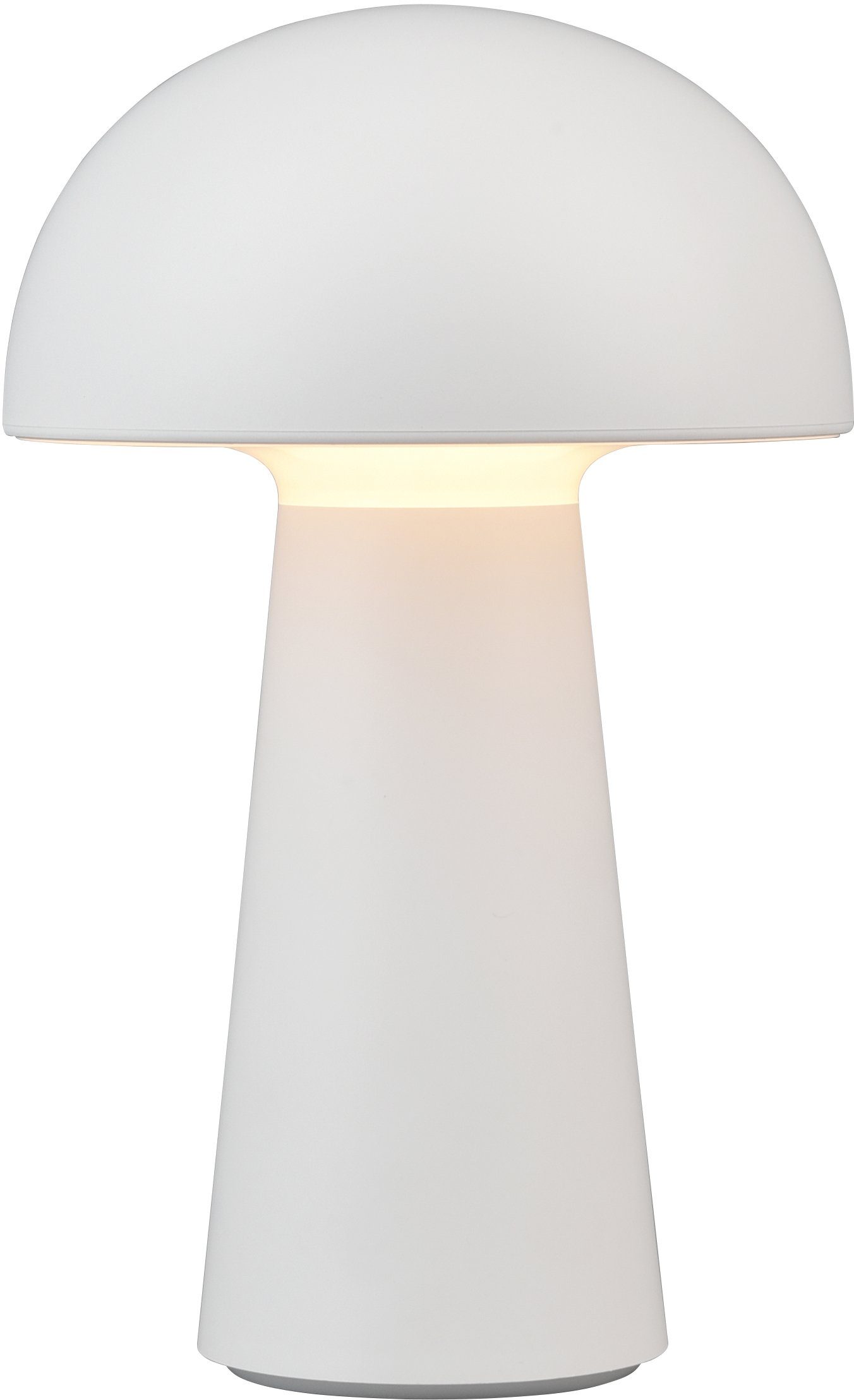 Reality Leuchten LED Außen-Tischleuchte Lennon, Dimmfunktion, LED fest integriert, Warmweiß, 2er Set LED Tischlampe,4-fach Touchdimmer, Ladefunktion per USB-C,IP44