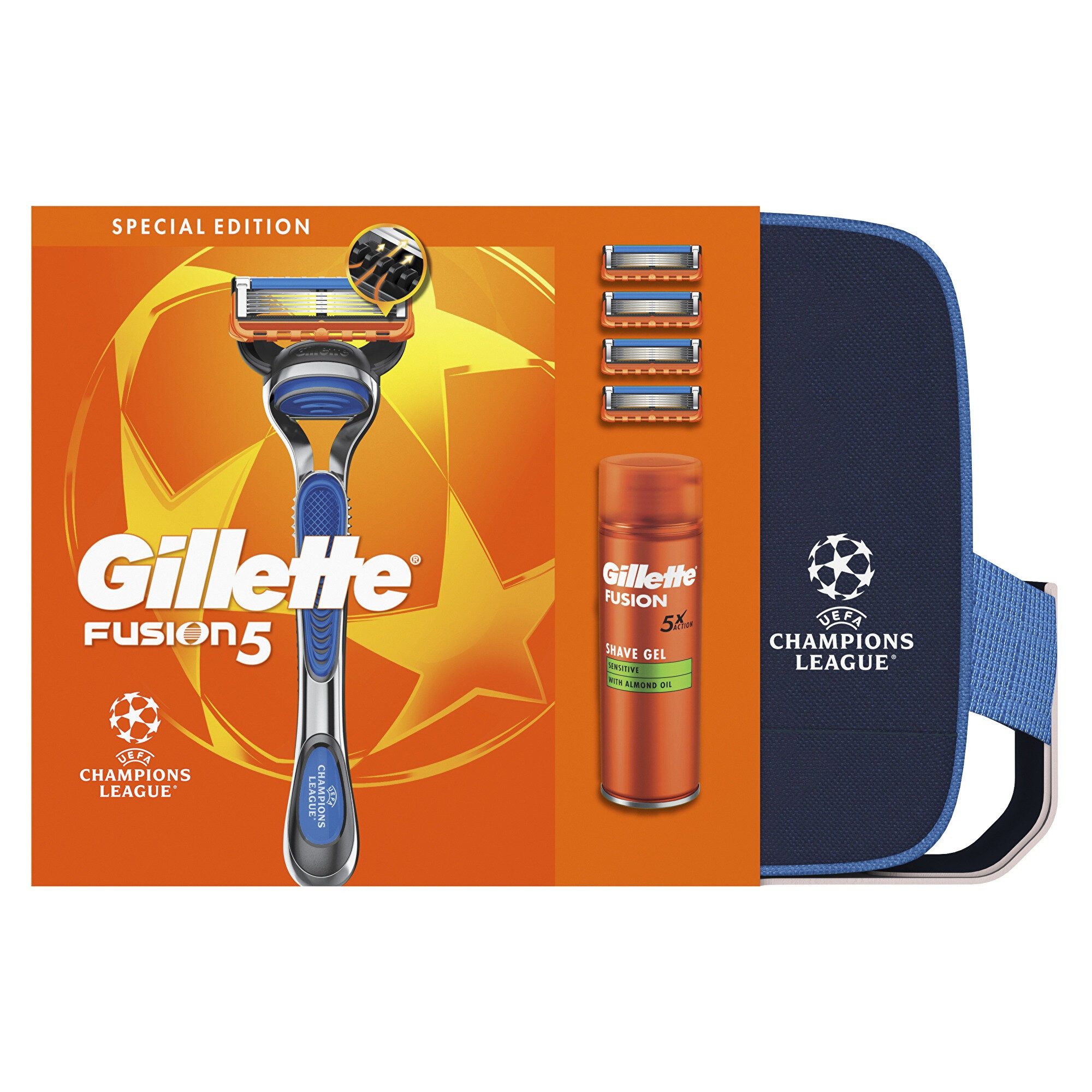 Gillette Rasierset Xmas Fusion5 Geschenkset