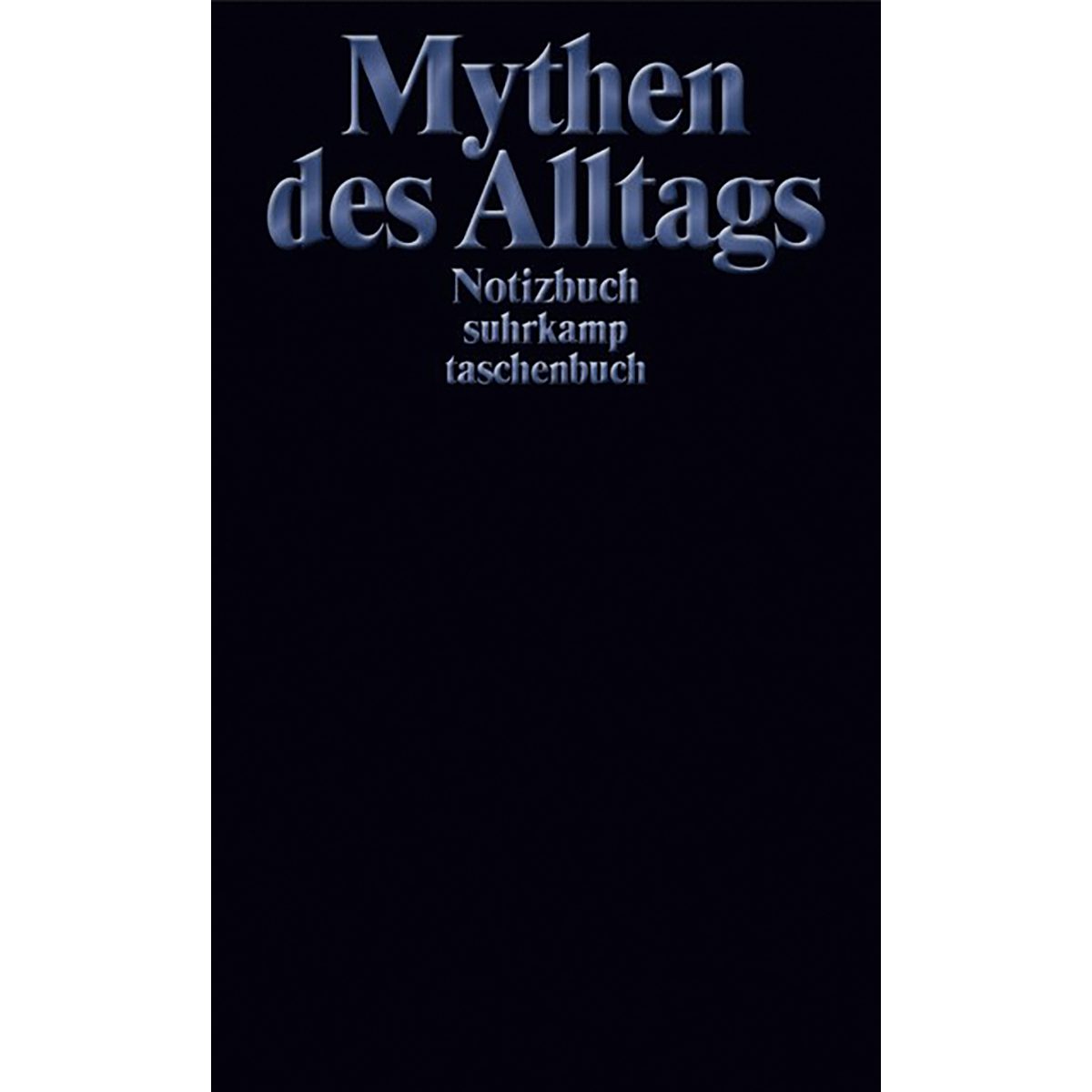 Suhrkamp Verlag Notizbuch Notizbuch suhrkamp taschenbuch: Mythen des Alltags