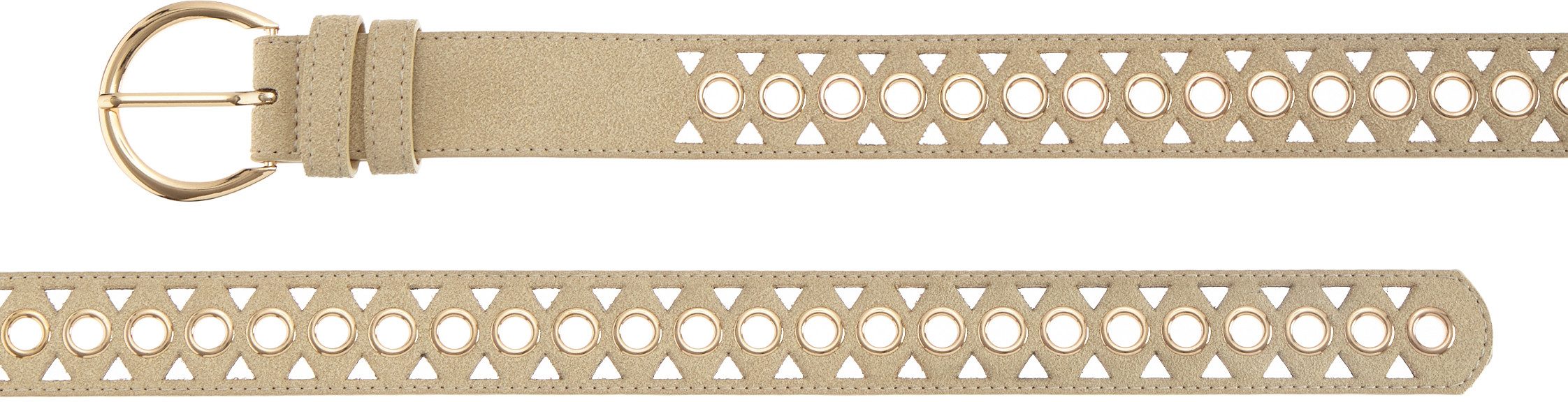 LASCANA Hüftgürtel Hosengürtel, Anzuggürtel, Gürtel, Jeansgürtel mit kleinen Cut-Outs - für Hosen & Kleider