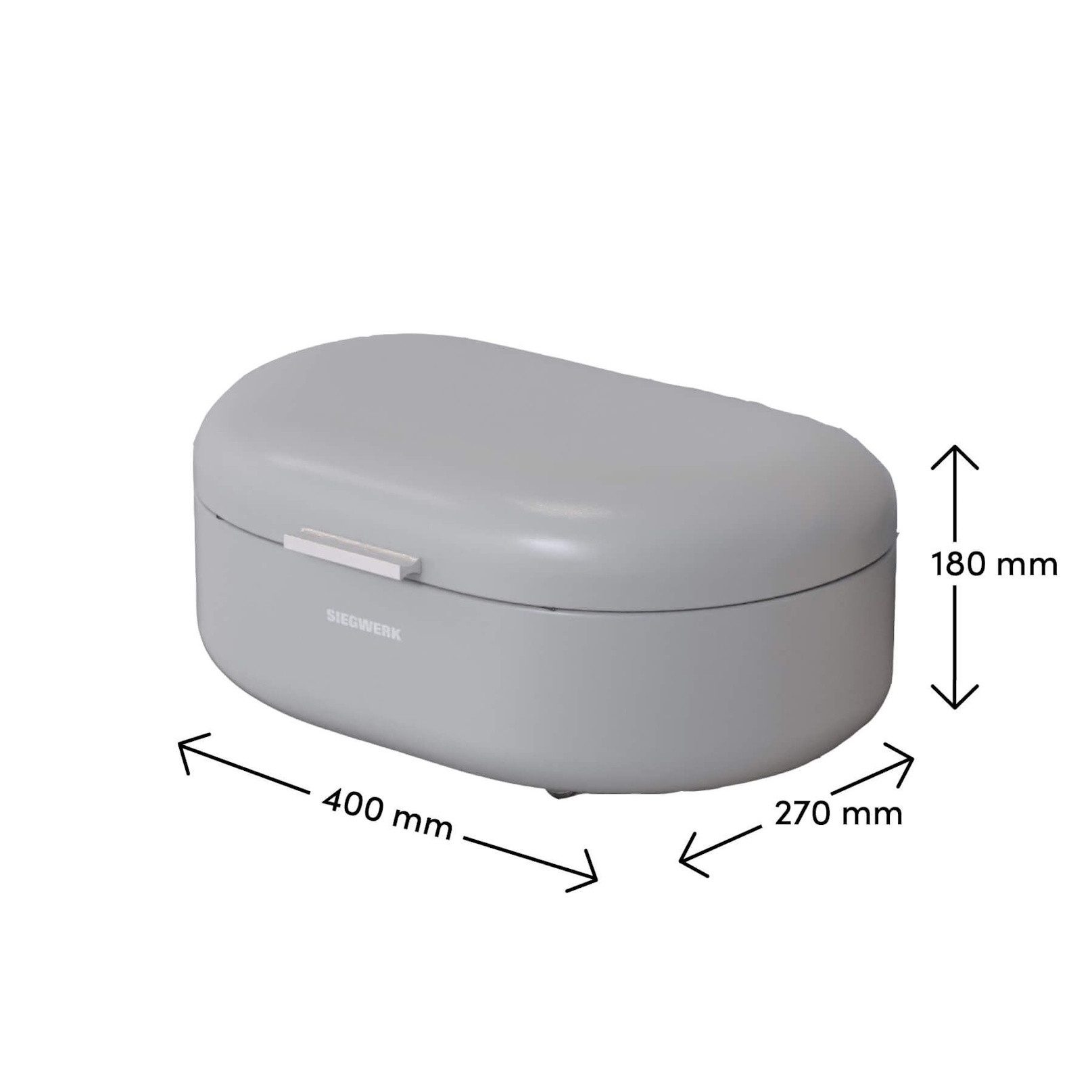 SIEGWERK Brotkasten SIEGWERK Kombiangebot Brotkasten PANEA L & Vorratsdose L Shadow Rock