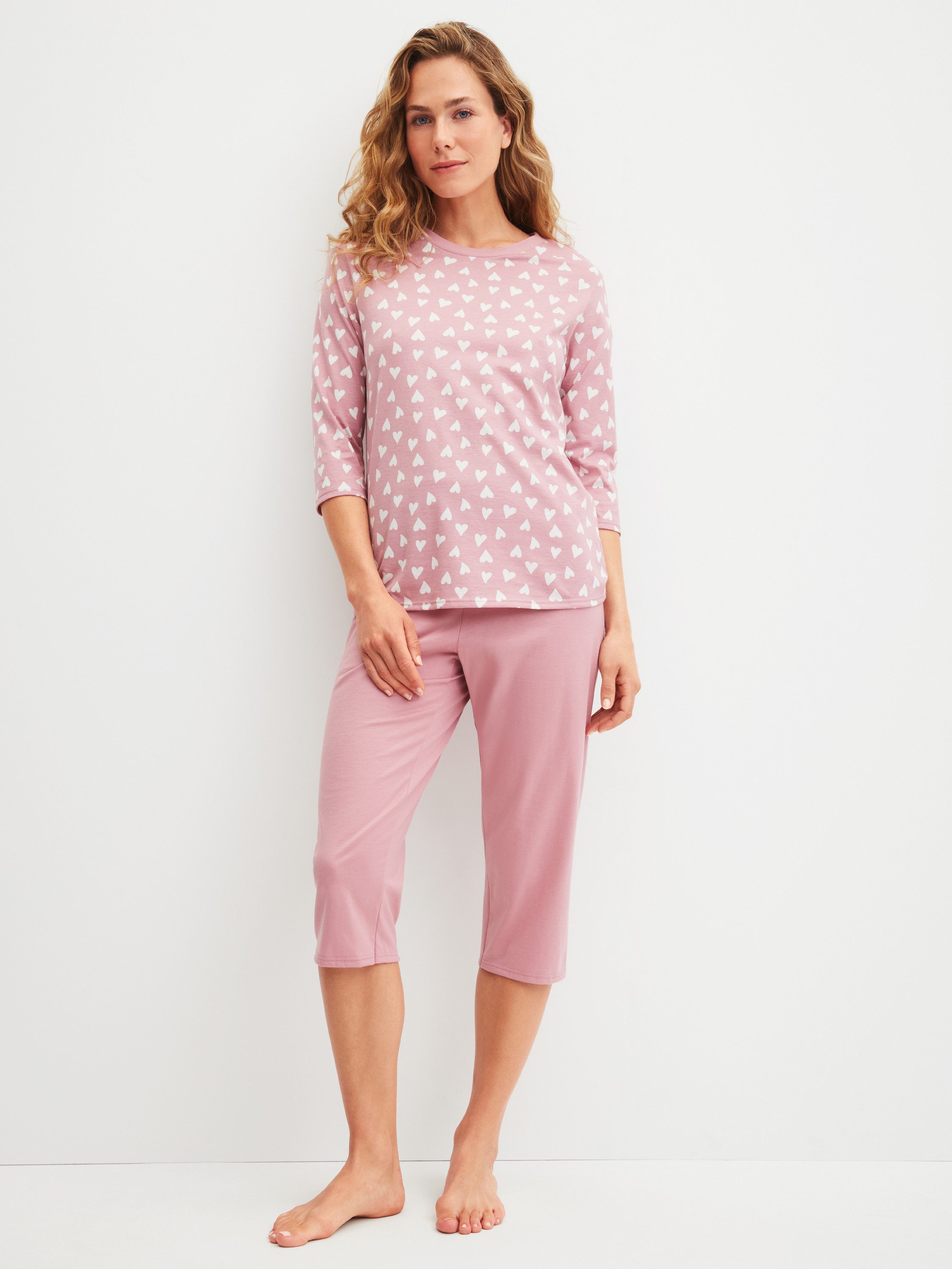 CALIDA Capri-Pyjama Cotton Stripes Damen (2 günstig online kaufen