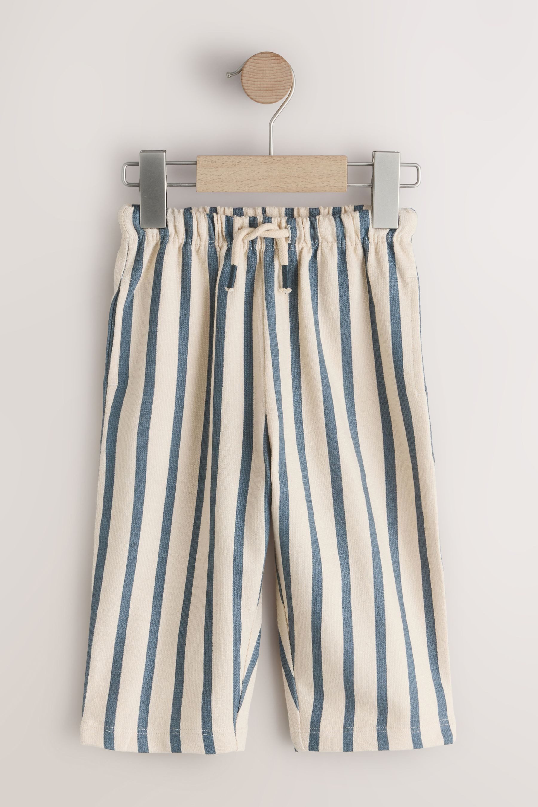 Jogginghose Strukturierte Jogginghose, weites Bein, 3er-Pack