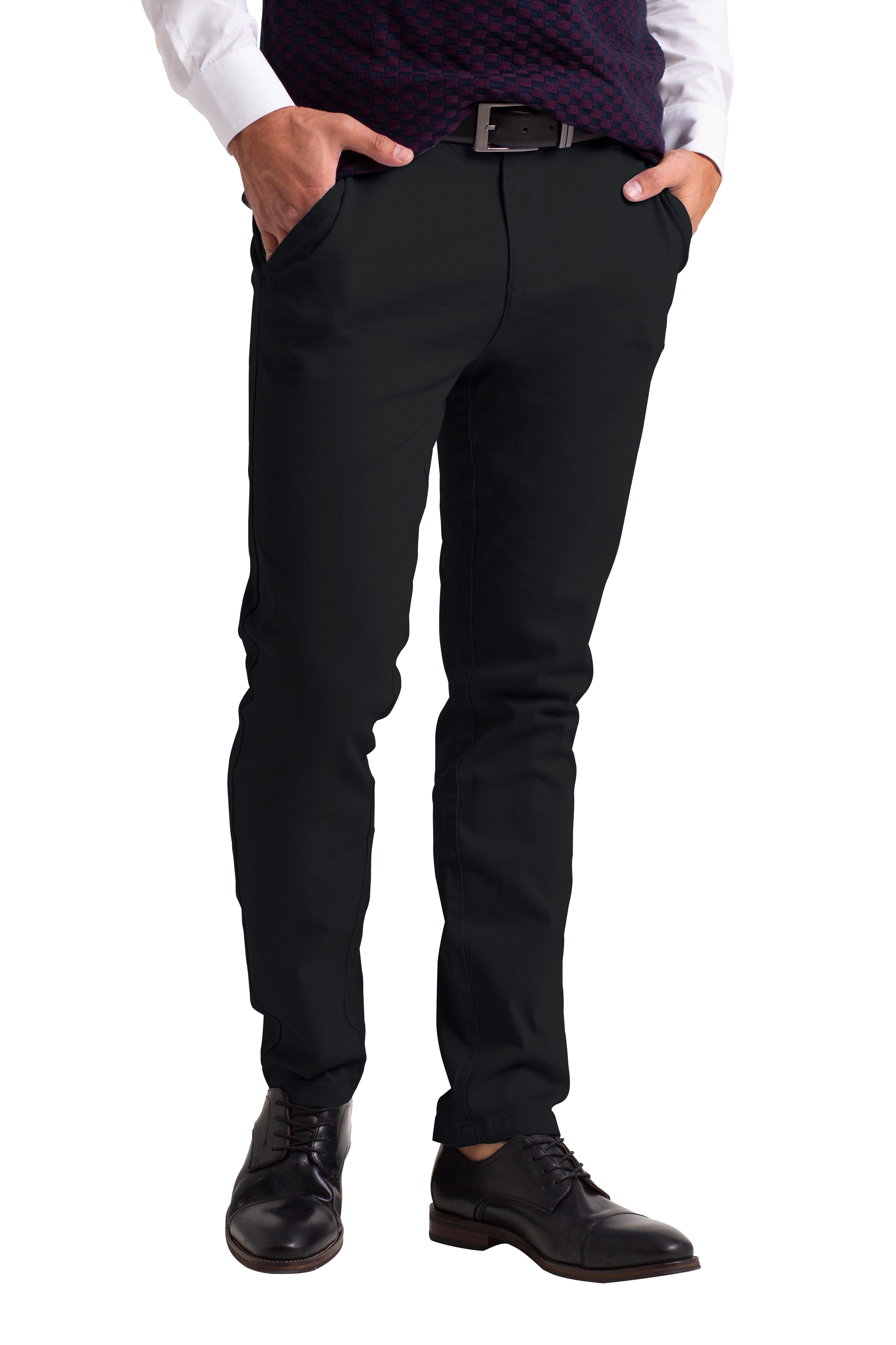 BlauerHafen Chinohose Herren Slim Fit Chinohose Stretch Klassische Komforta günstig online kaufen