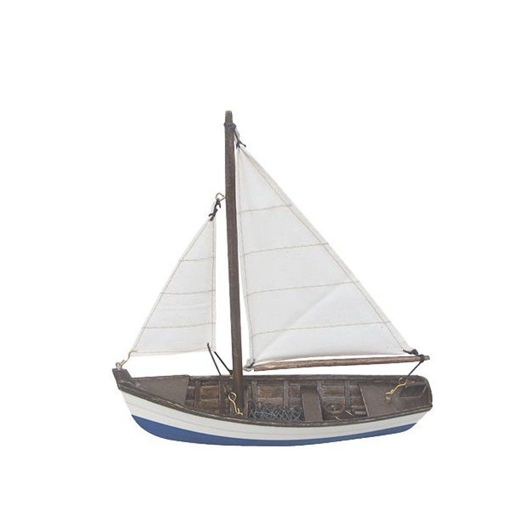 Dekoobjekt Holsteiner Fischerboot Segel Fischer Segelboot