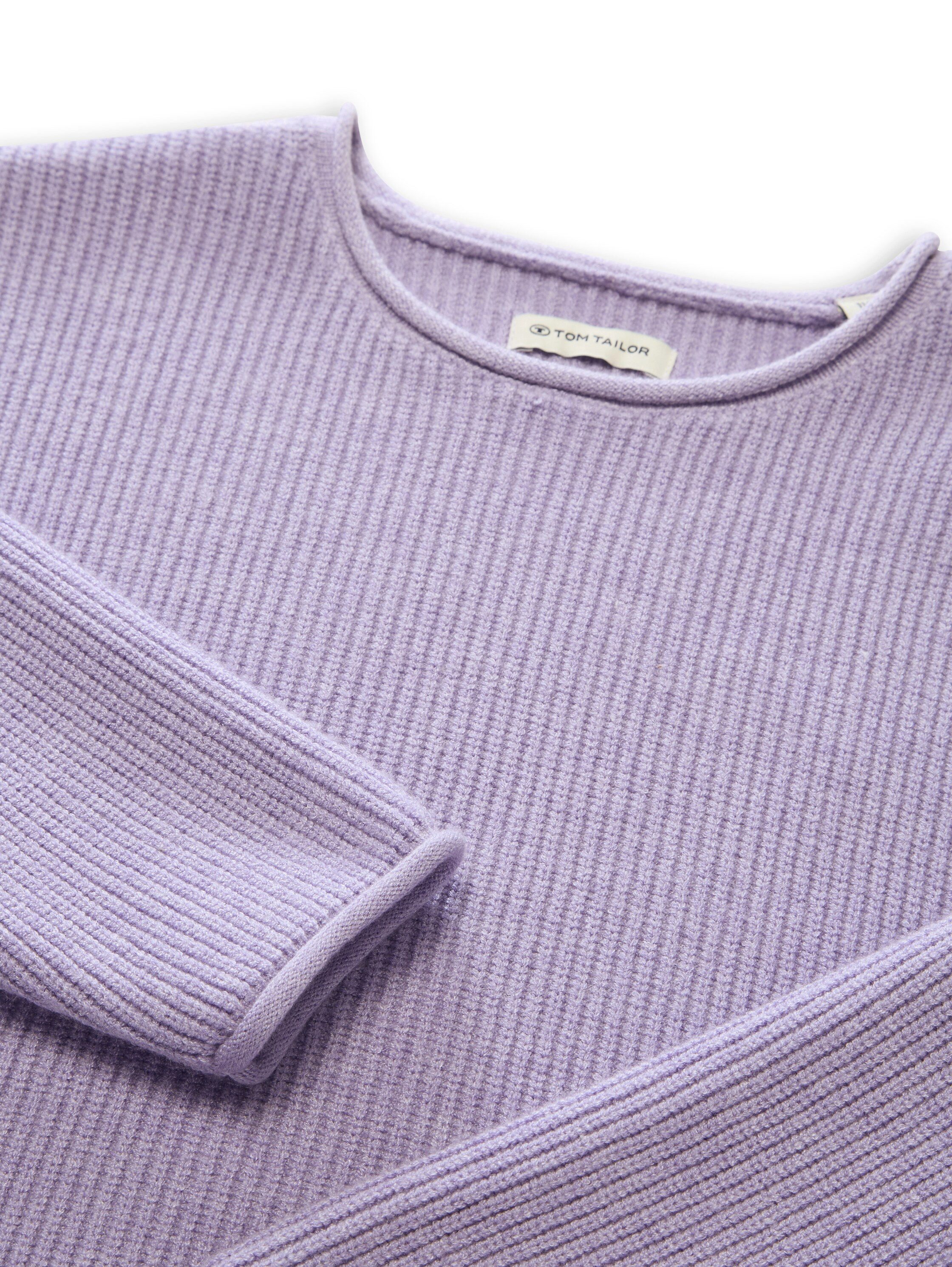 TOM TAILOR Jacquardpullover mit Streifen Muster