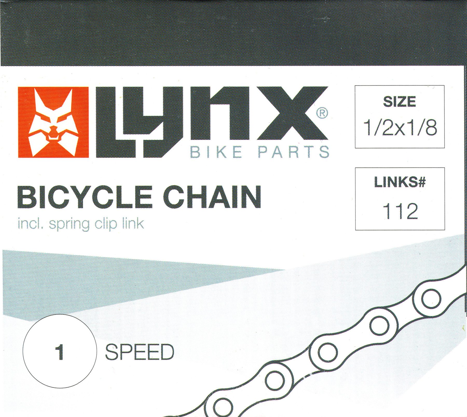 lynx Fahrradkette Lynx Fahrrad Kette 1/2x1/8 für Nabenschaltung, Eingang