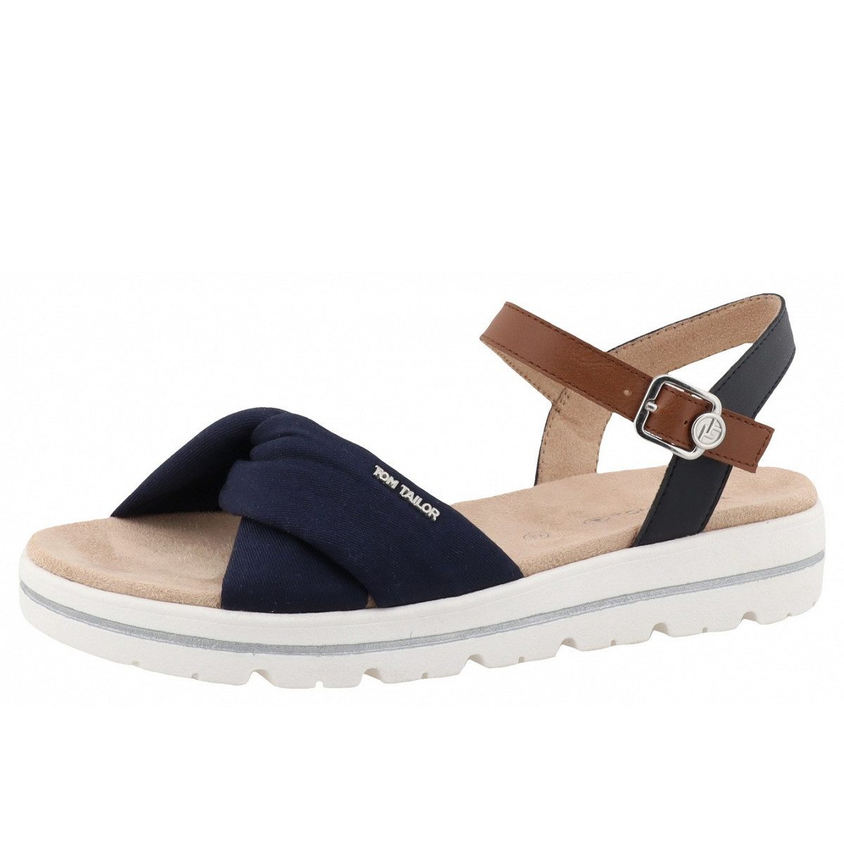 TOM TAILOR Flache Sandalen mit Verschluss-Schnallen günstig online kaufen