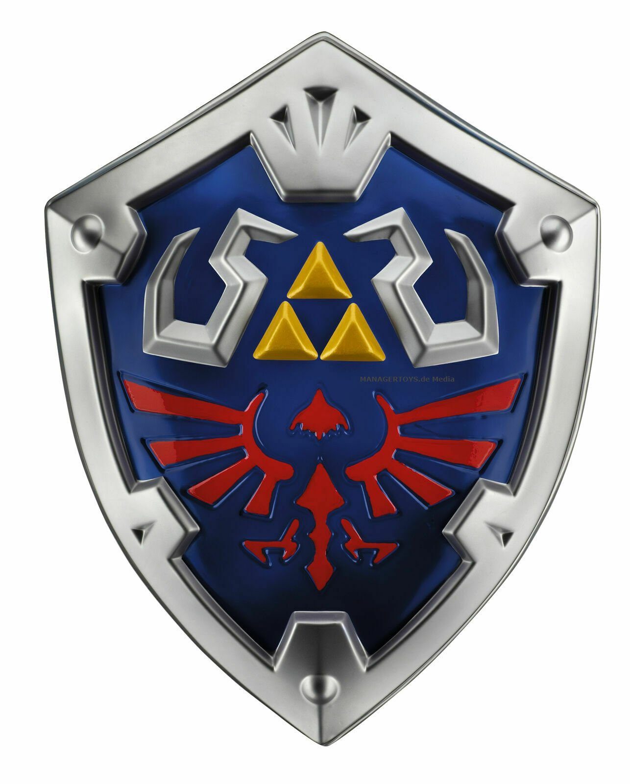 Disguise Zauberer-Kostüm Legend of Zelda Link Schild Hylia Kinder Kostüm Zubehör Cosplay 48 cm