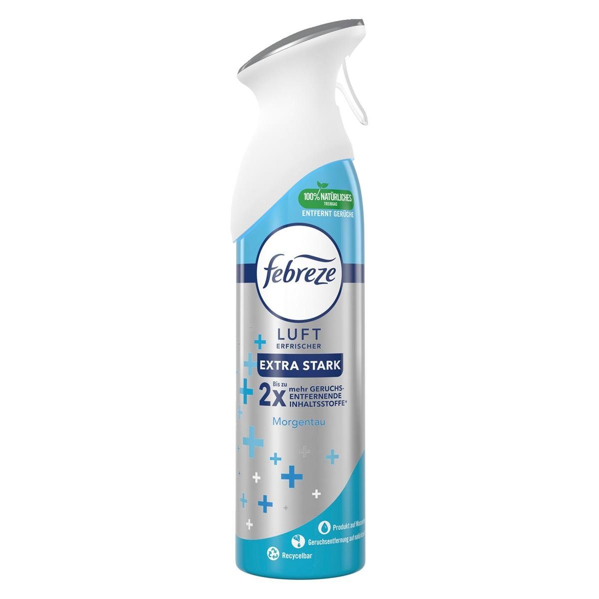 Febreze Raumduft Febreze Lufterfrischer Extra Stark Morgentau 300ml - Raumduft (1er Pac