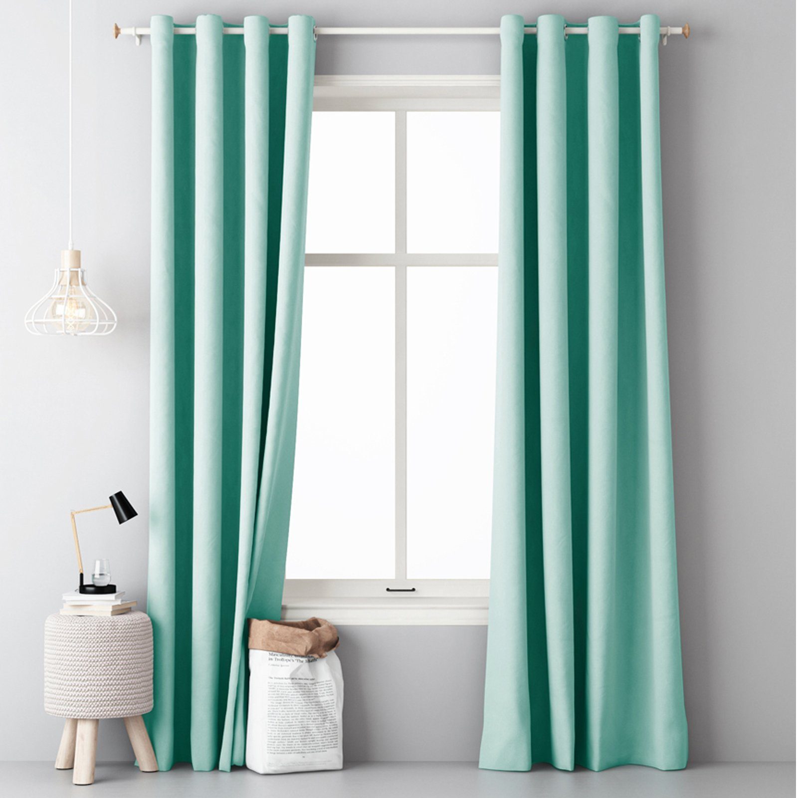 JEMIDI Scheibengardine Blickdichte Tischdecke 140x250cm mit günstig online kaufen