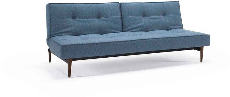 INNOVATION LIVING ™ Schlafsofa Splitback, mit dunklen Styletto Beinen, in skandinavischen Design