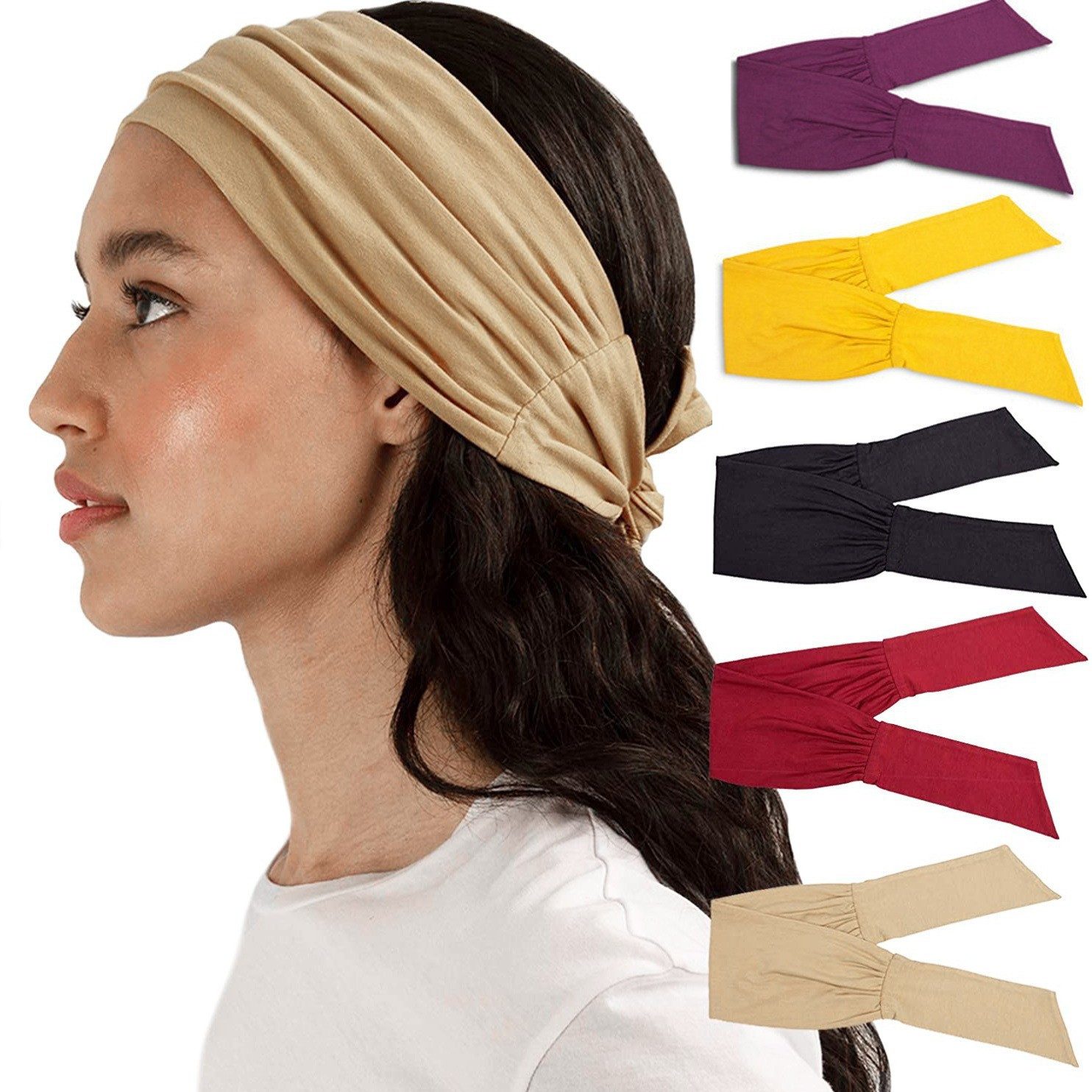 Coonoor Stirnband 7er Set Damen Sport günstig online kaufen
