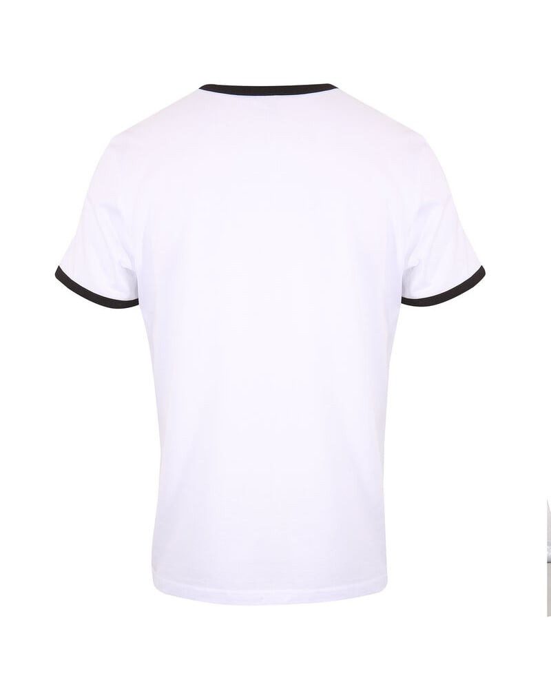 Gola T-Shirt Logo Classics Print Ringer (Baumwolle) weiss Herren