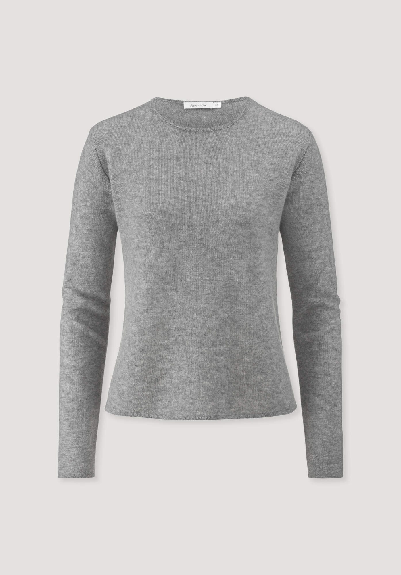 Hessnatur Strickpullover BETTER RECYCLING aus reinem Kaschmir (1-tlg)