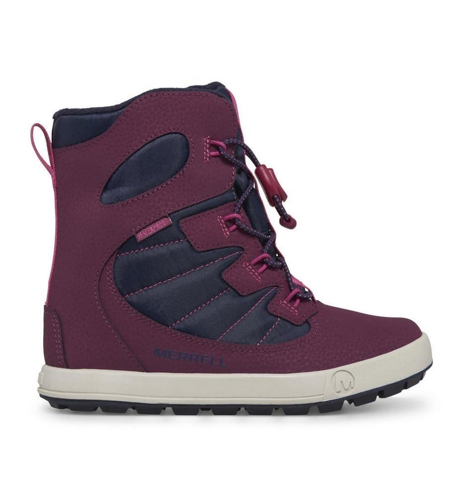 Merrell Snow Bank 4.0 WTRPF (wasserdicht, warm) violett/navyblau Mädchen Winterstiefel