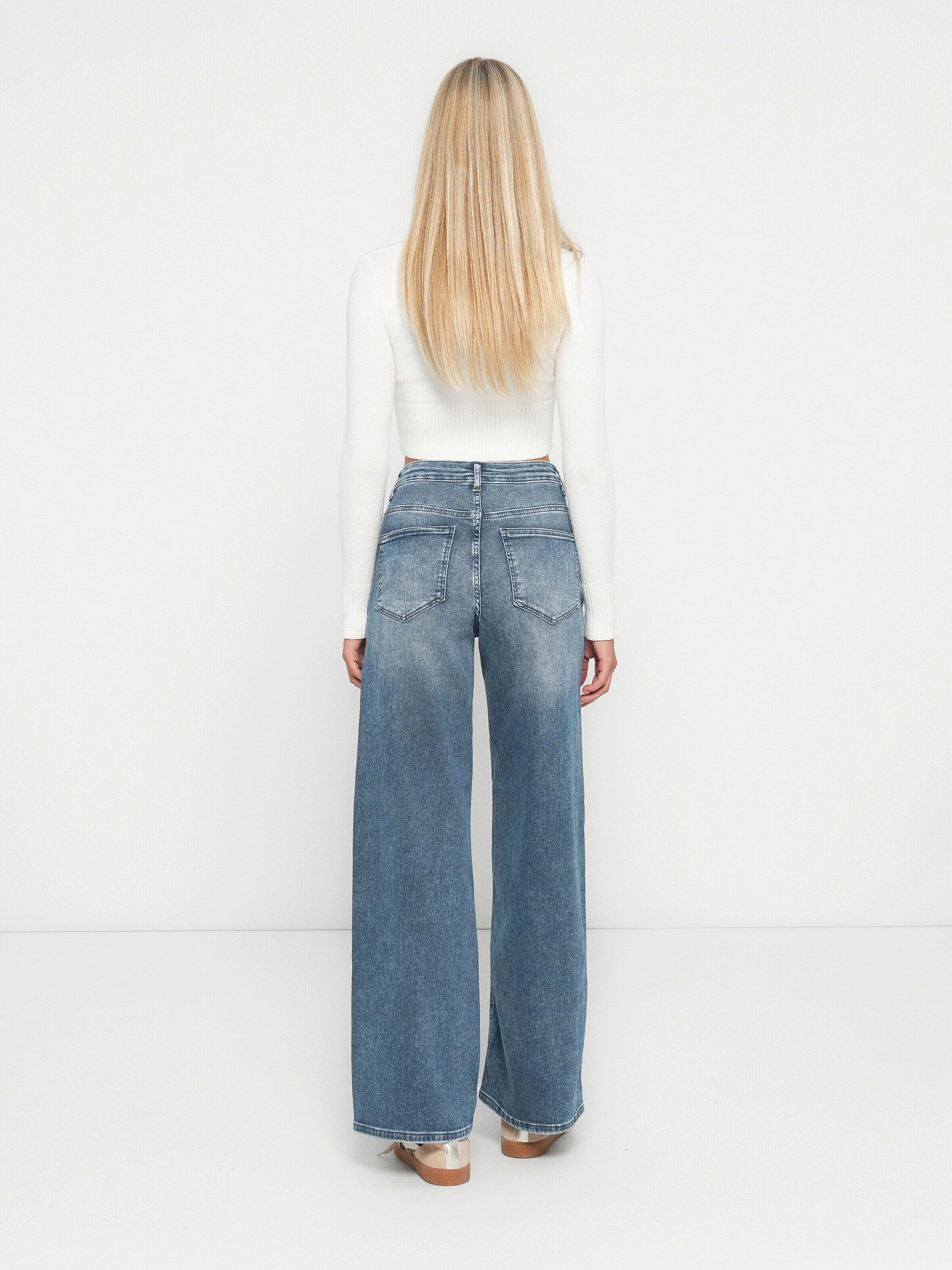 ONLY Weite Jeans ONLMADISON BLUSH (1-tlg) Plain/ohne Details – Bild 2 von 5
