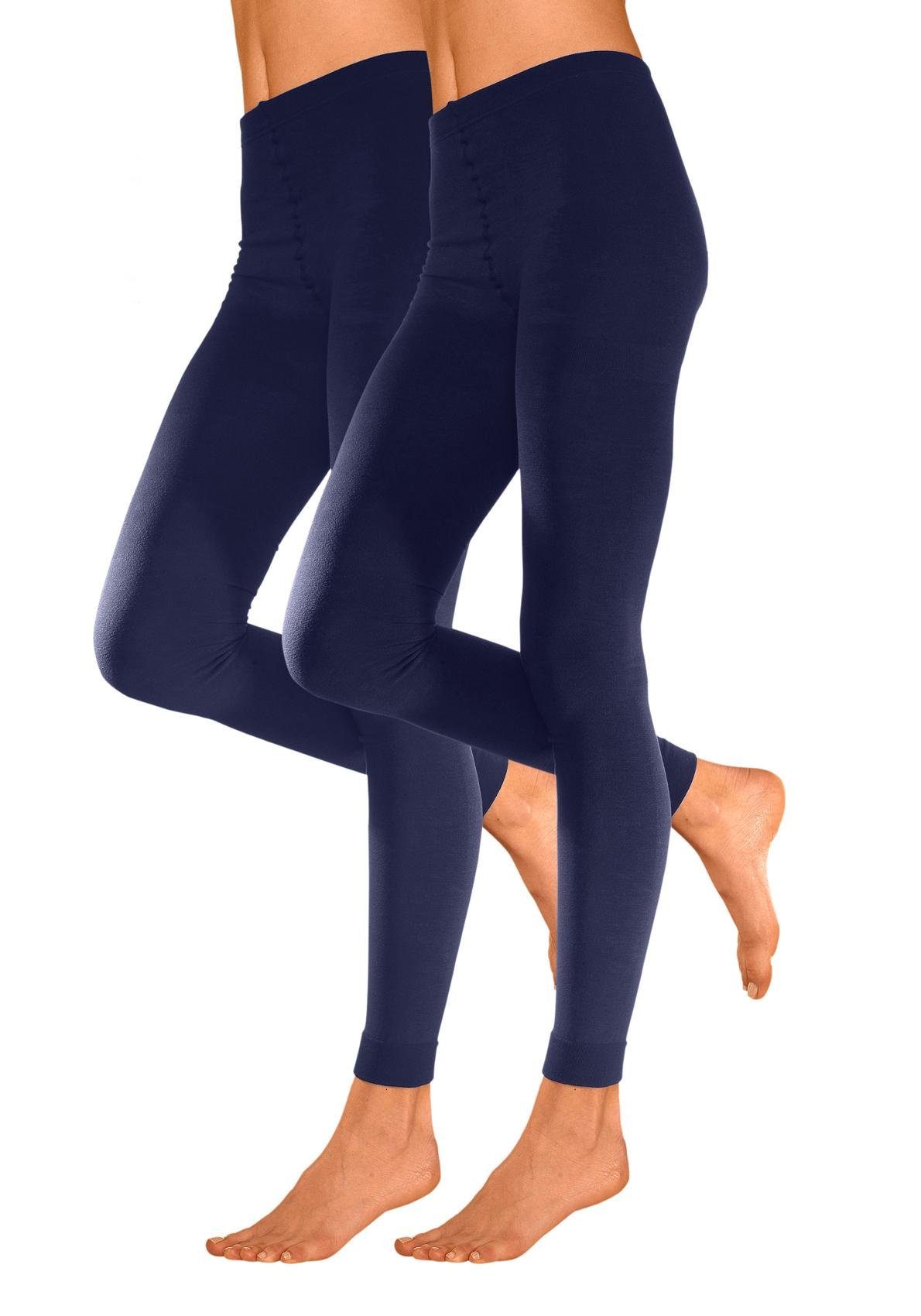 Lavana Thermoleggings (2er-Pack) innen leicht angeraut