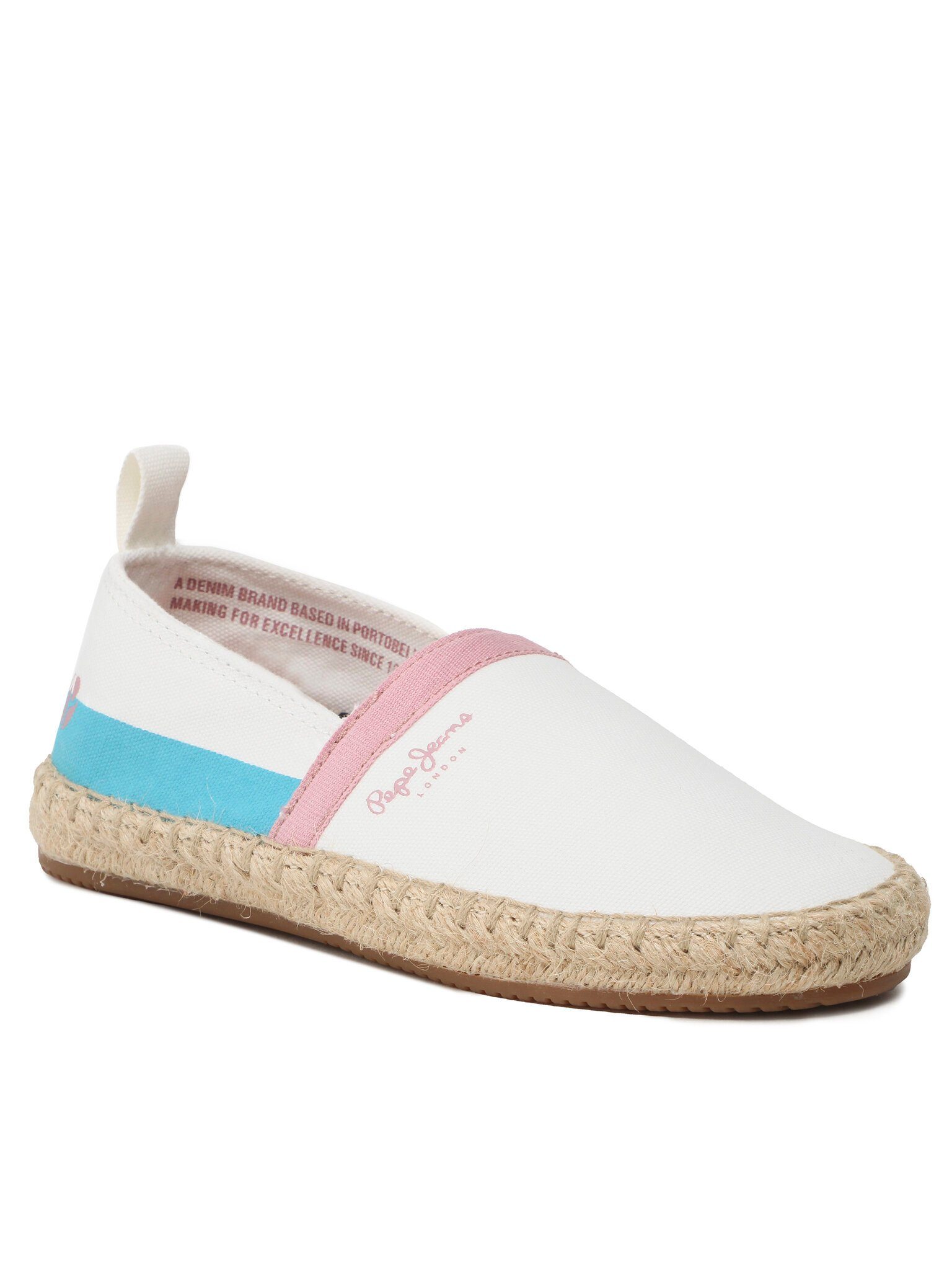 Pepe Jeans Эспадрильи Tourist Camp G PGS10171 White 800 Espadrille