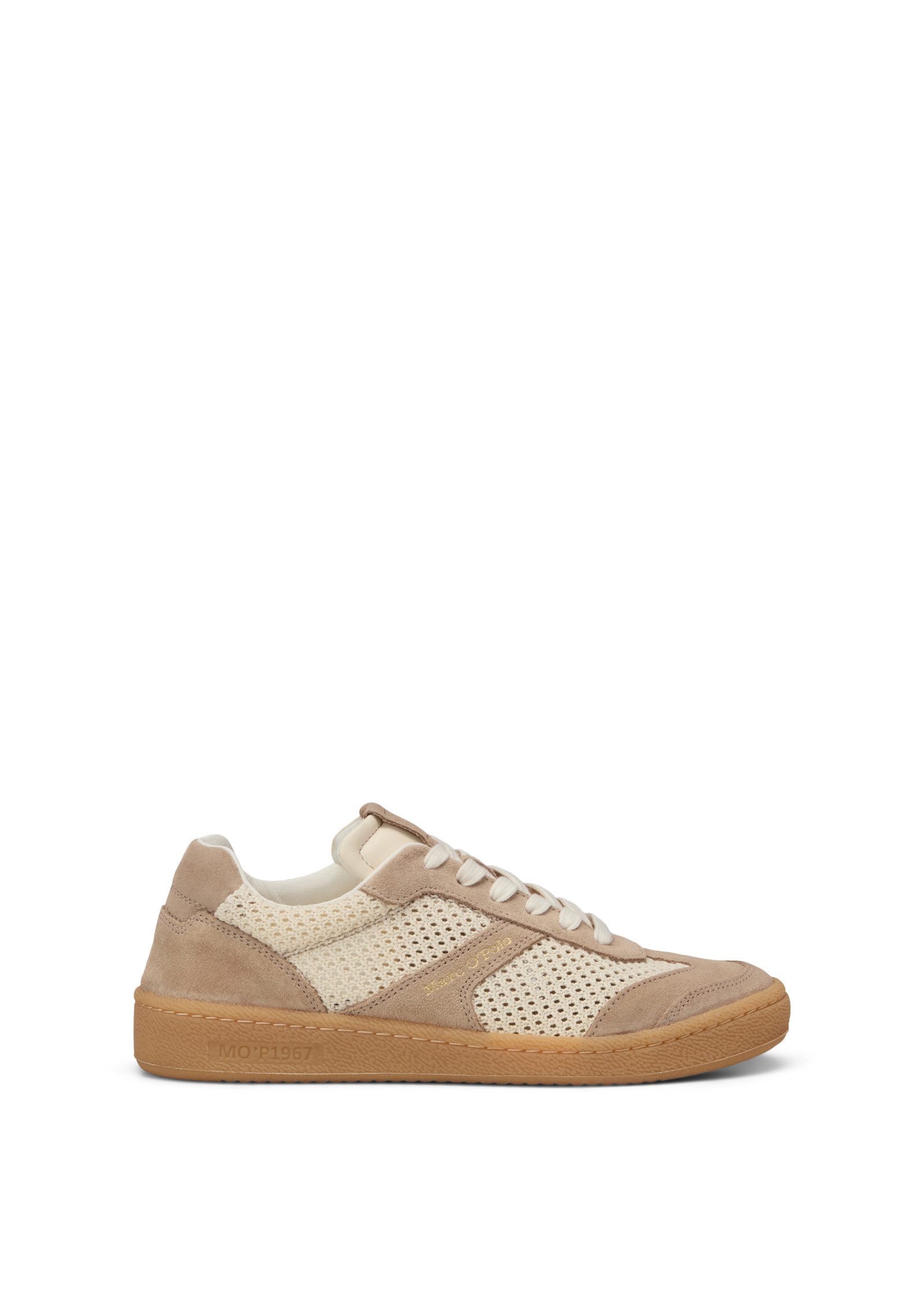 Marc O'Polo aus edlem Rindleder mit Häkeleinsätzen Sneaker