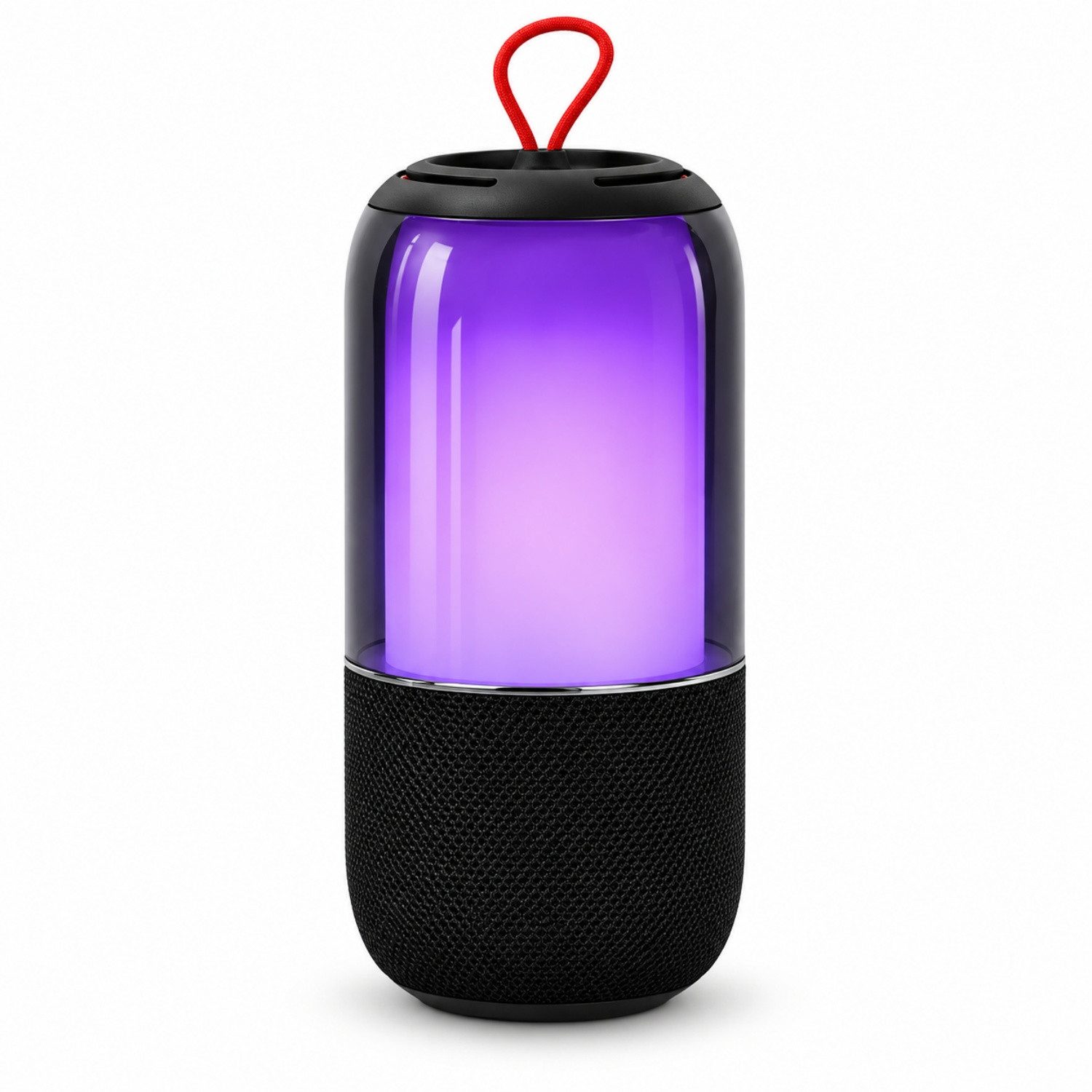 ANYSUN Musikbox, tragbar, Lautsprecher, RGB-Licht, Outdoor,1500 mAh Akku, Bluetooth-Lautsprecher 1.0 (Bluetooth 6,0, 5 W, 1Stuck,Bluetooth,Party-Lautsprecher,Geeignet für Wanderungen im Freien)